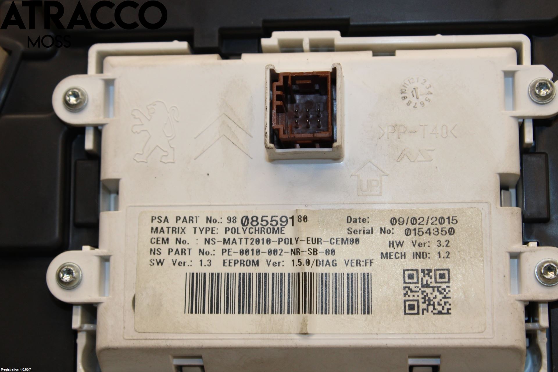 Peugeot 508 11-18 Instrument Komb