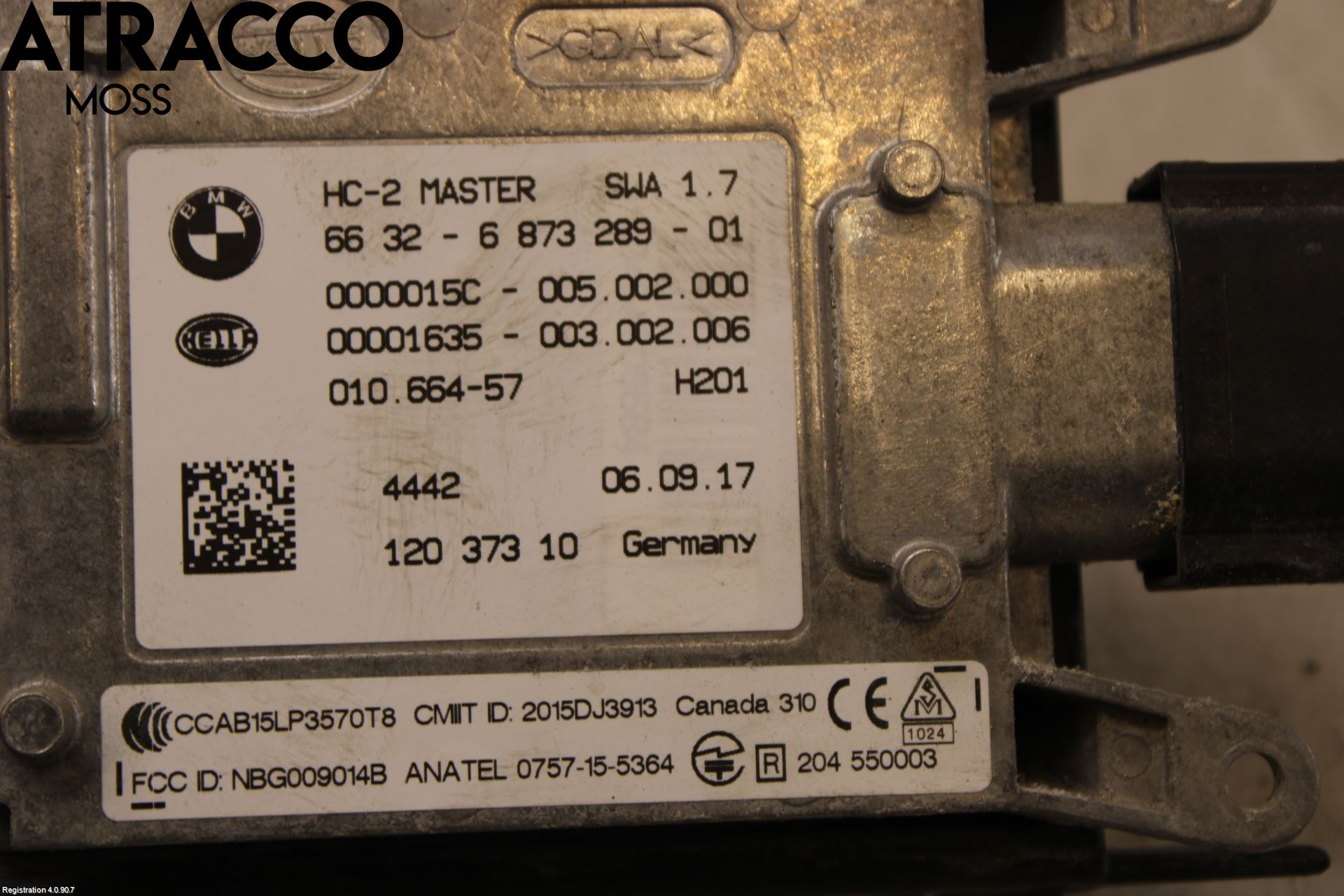 BMW X5 F15 13-18 Sensor Aktivt Kollisionsskydd