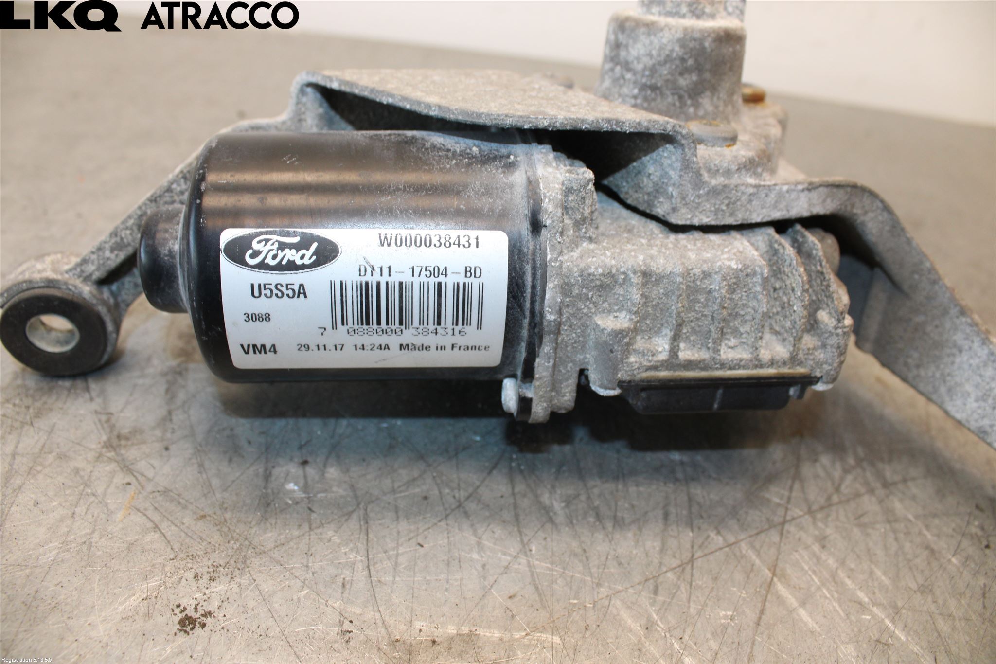 Ford TRANSIT/TOURNEO CONNECT 13-22 Torkarmekanism Vindruta