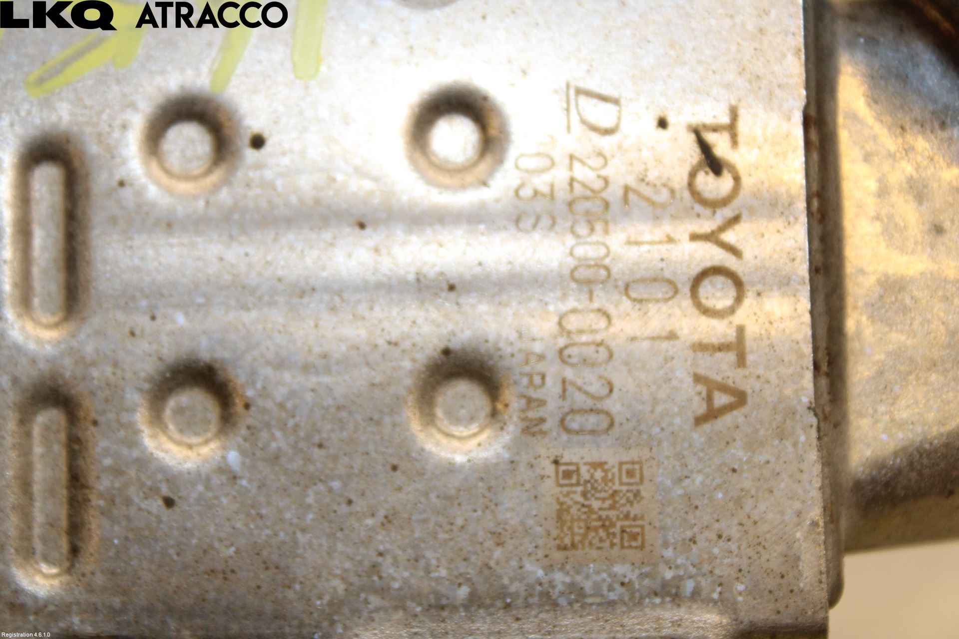 Toyota YARIS XP130 15-20 Avgaskylare