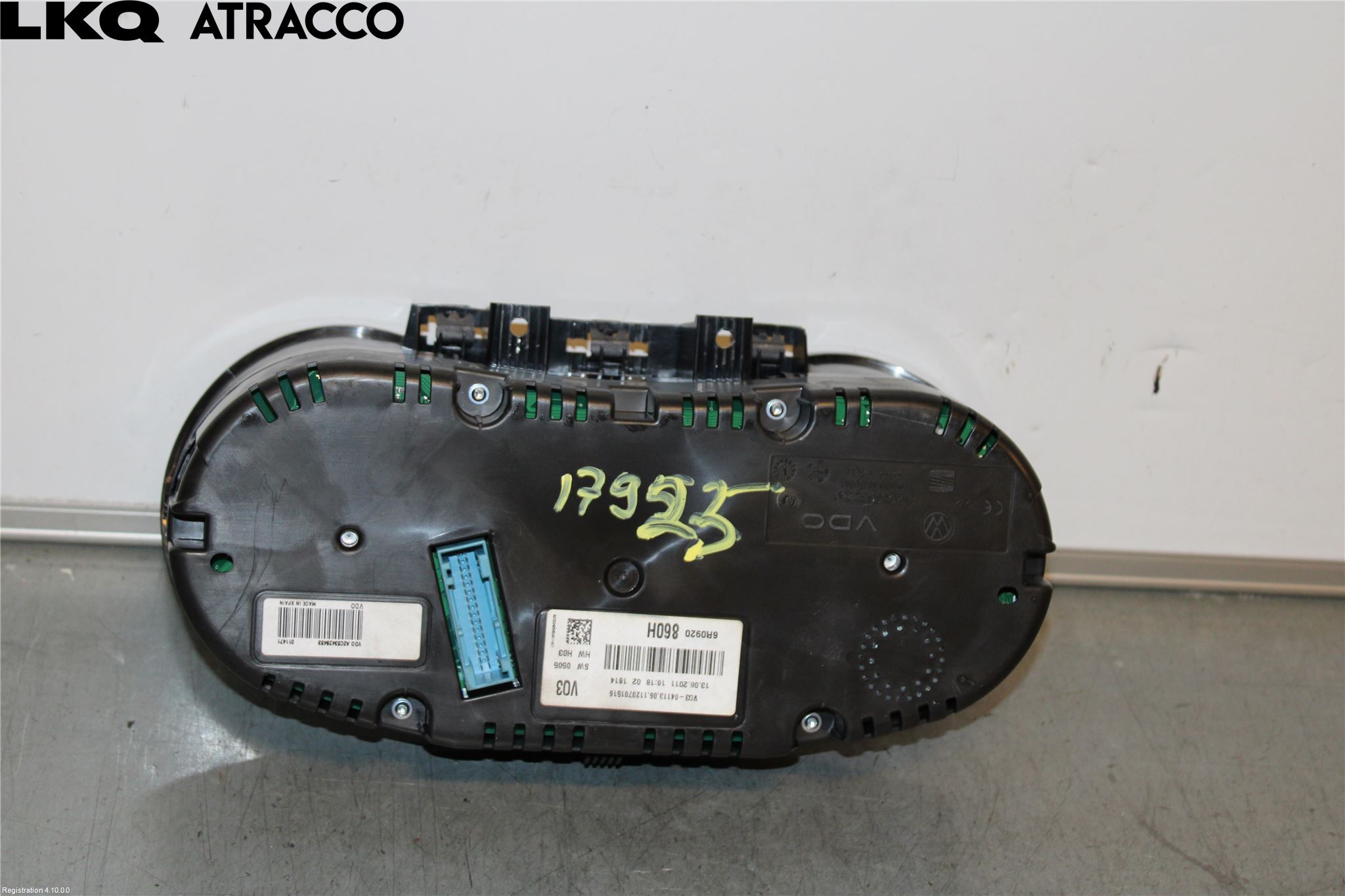 Volkswagen VW POLO 10-17 Instrument Komb
