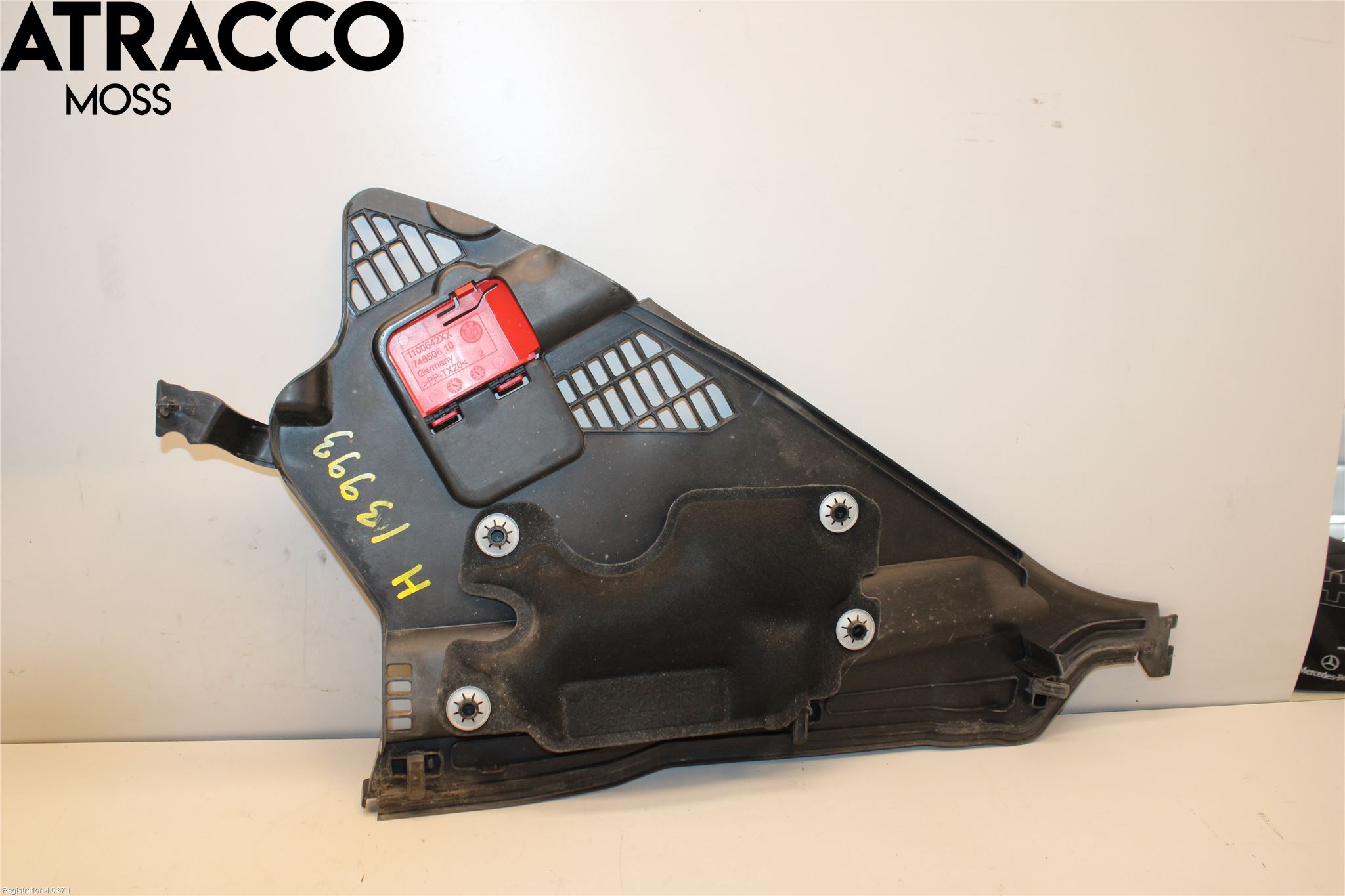 BMW 3 GT F34 13-19 Torpedplåt-Torpedplast
