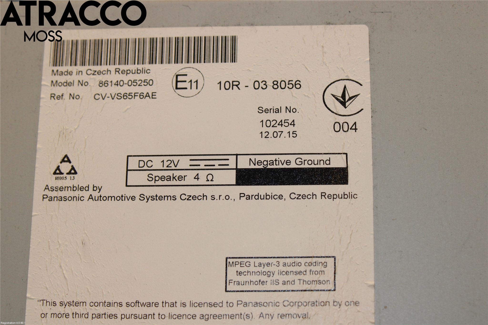 Toyota AVENSIS 09-15 Cd Radio - Multimediapanel