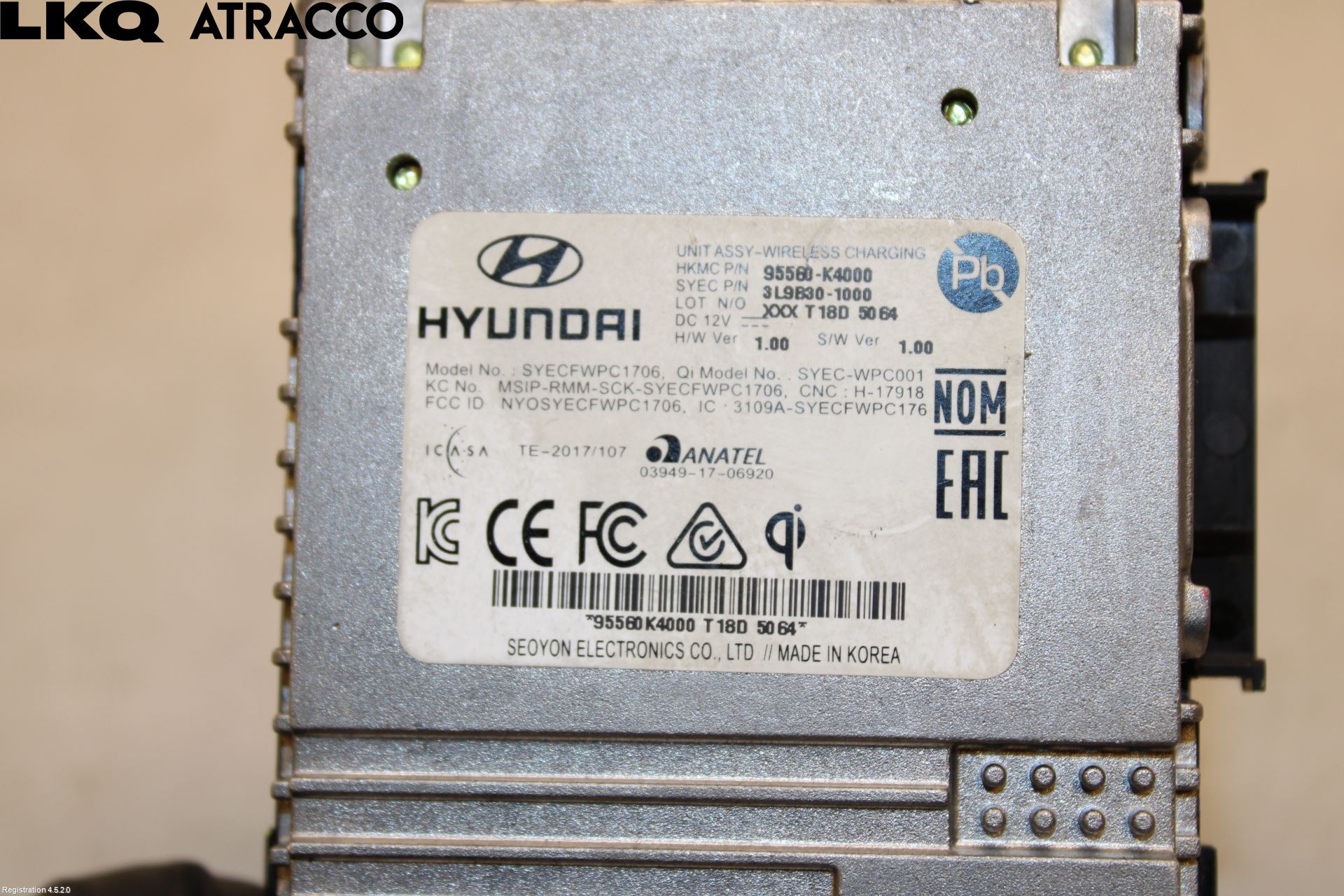 Hyundai KONA/ELECTRIC OS 18-23 El Övrigt