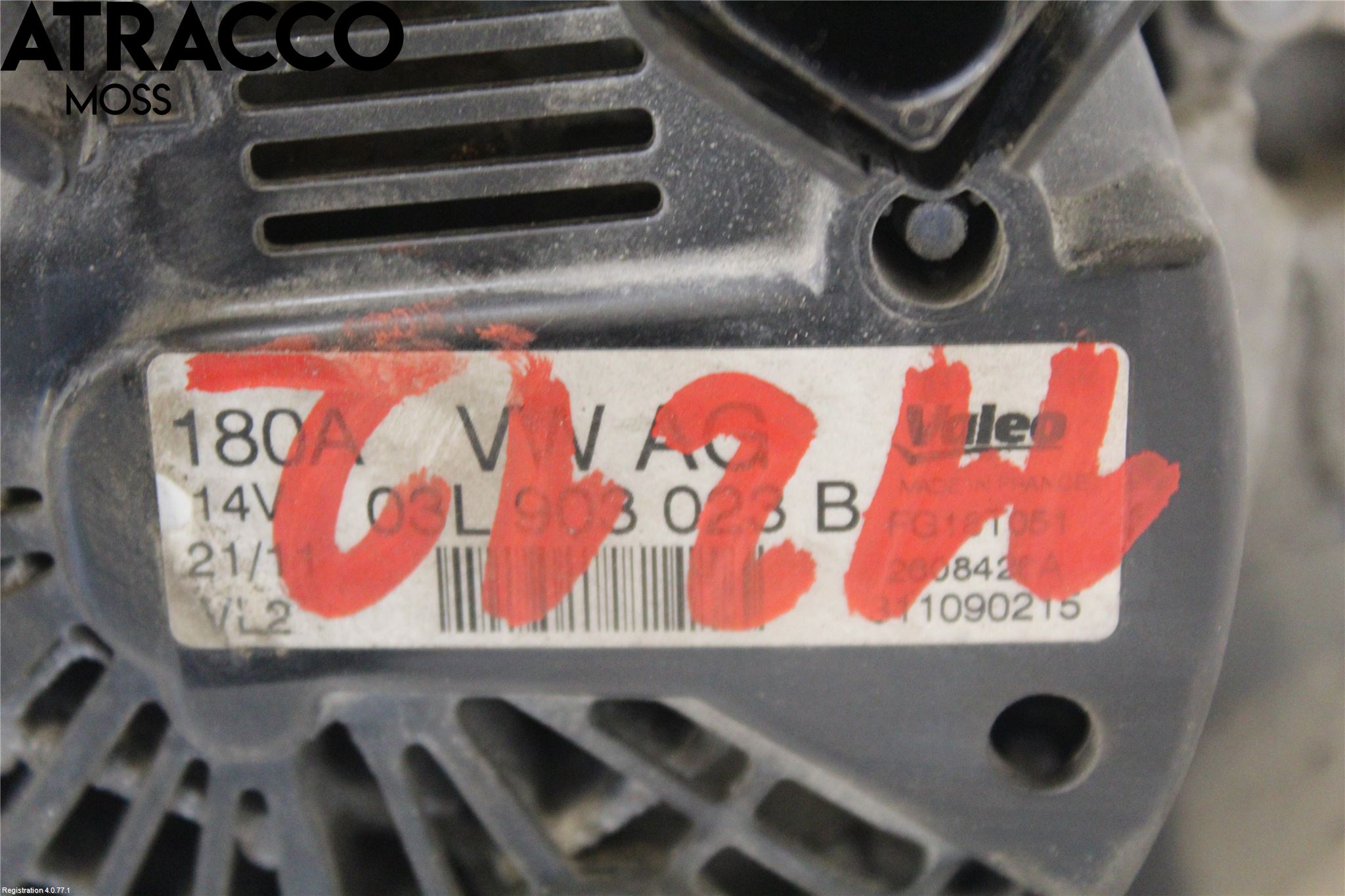 Volkswagen VW PASSAT CC 08-16 Generator