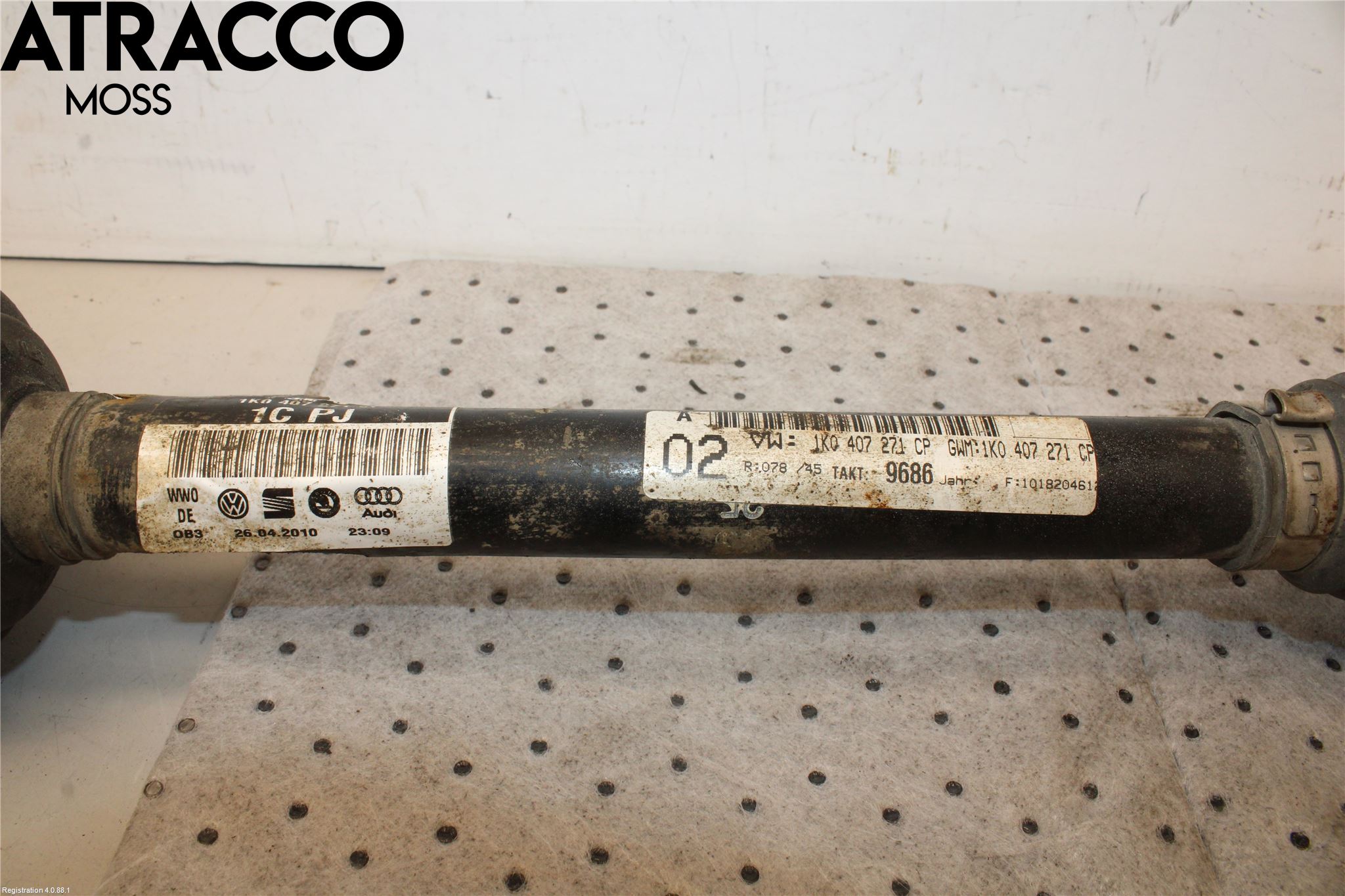 Volkswagen VW GOLF VI 09-13 Drivaxel Fram Vänster
