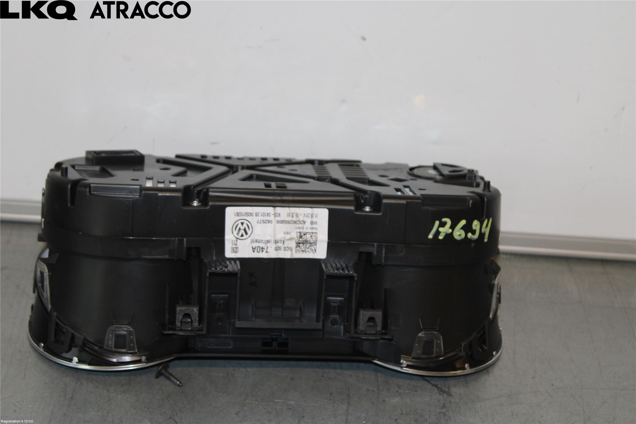 Volkswagen VW POLO 10-17 Instrument Komb