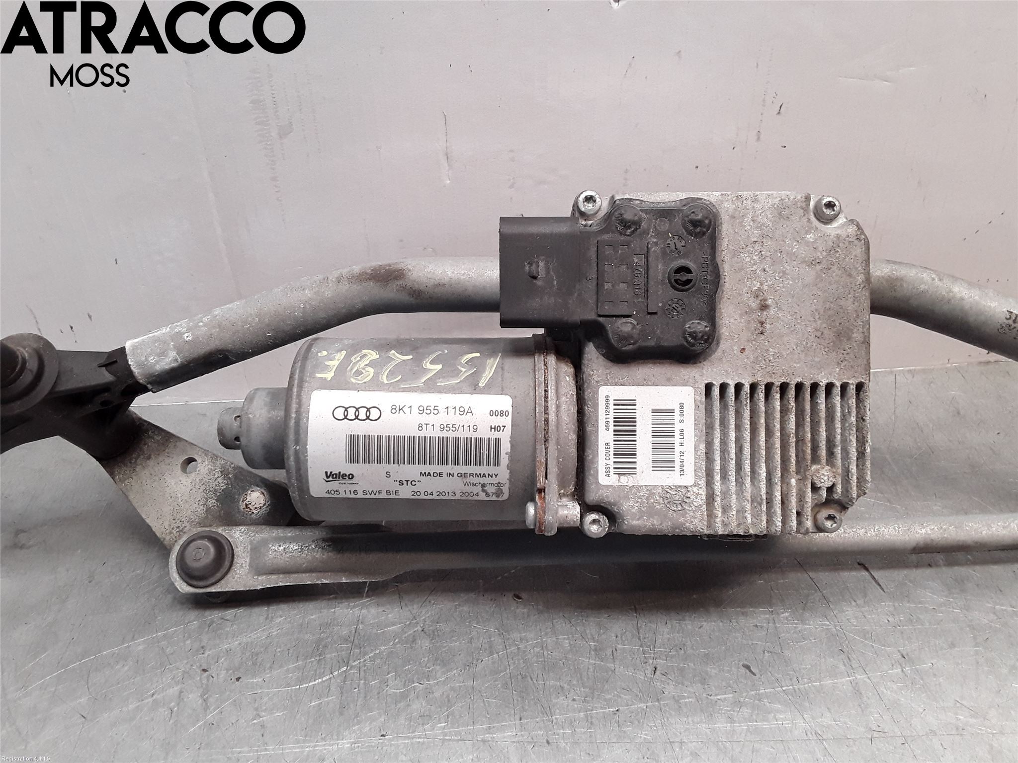 Audi A4 12-15 Torkarmotor Vindruta