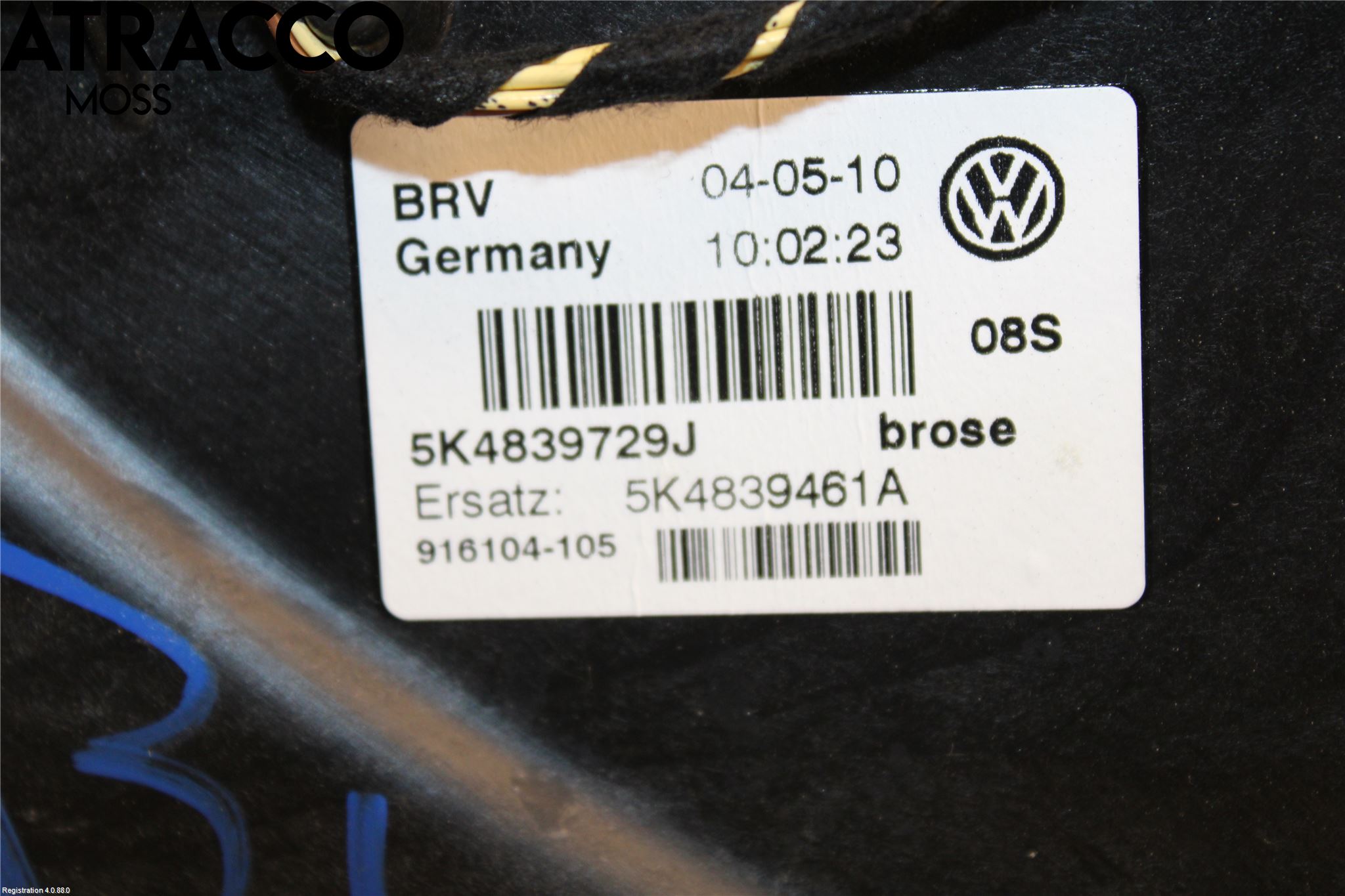 Volkswagen VW GOLF VI 09-13 Fönsterhiss El Kompl