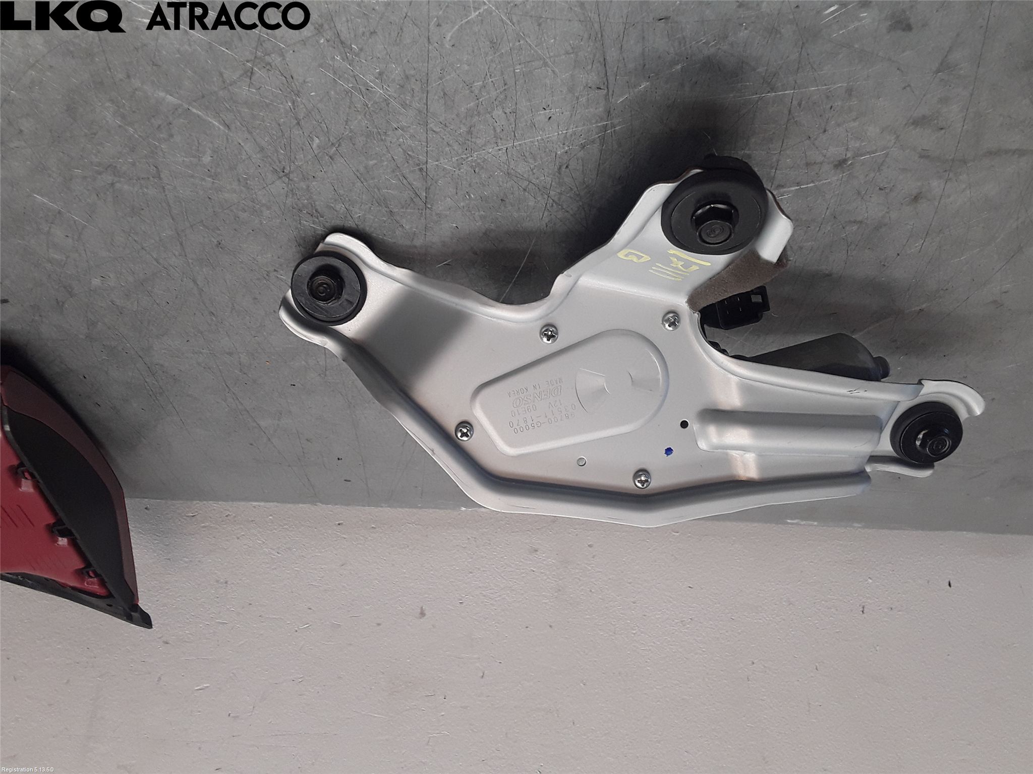 Kia NIRO (DE) 17-22 Torkarmotor Baklucka