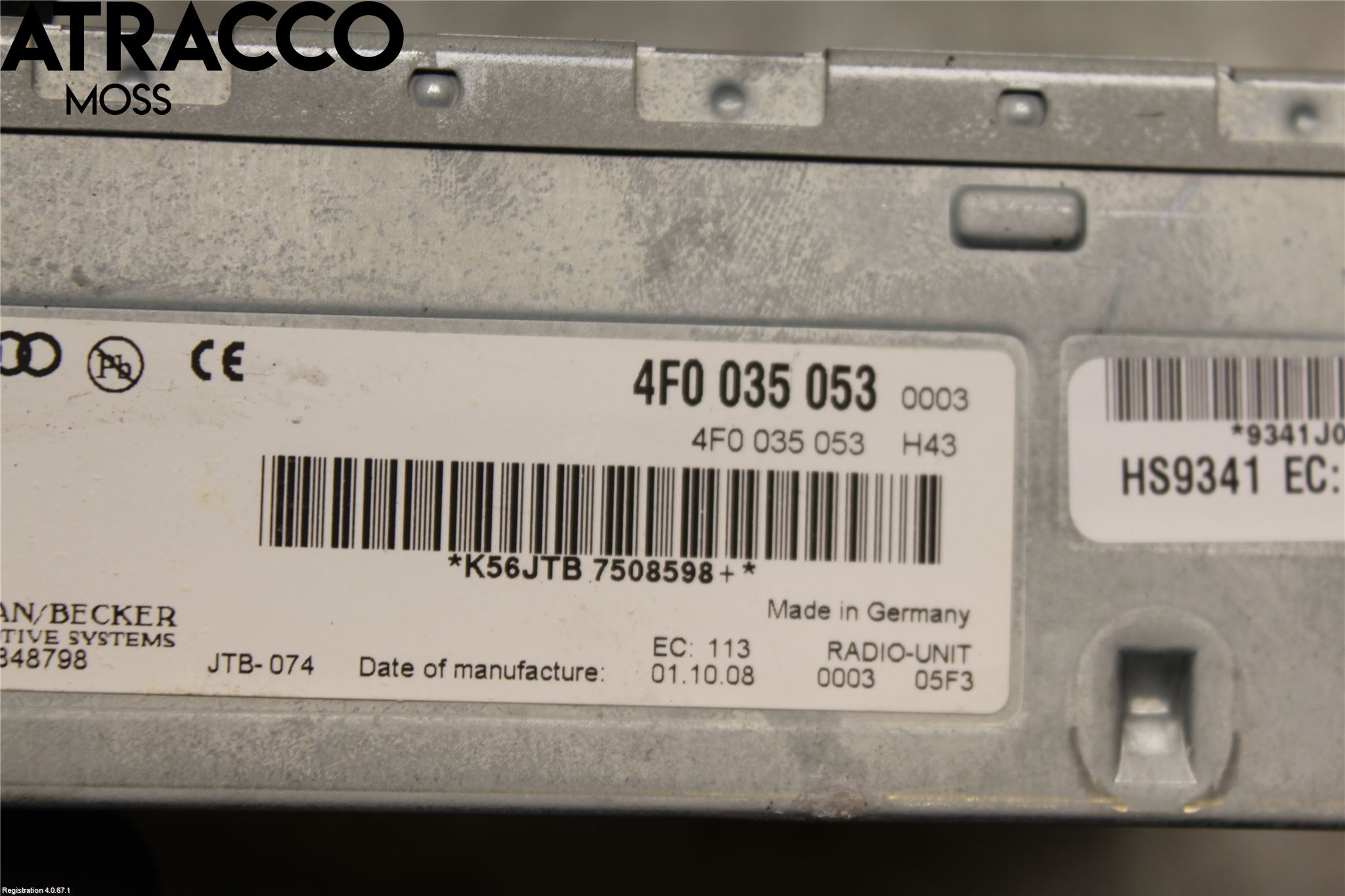 Audi A6/S6     05-11 Radio