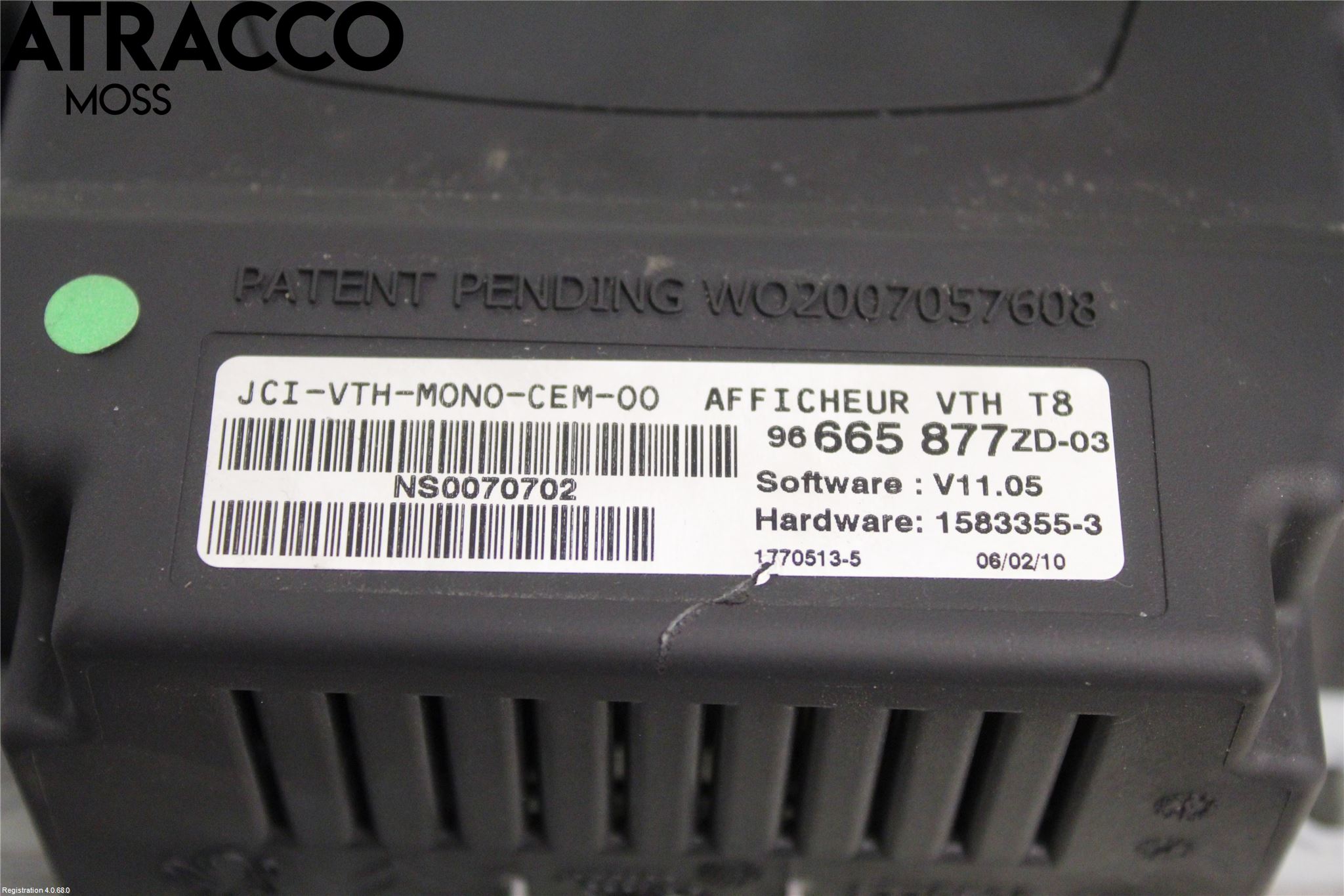 Peugeot 5008 10-16 Instrument Komb