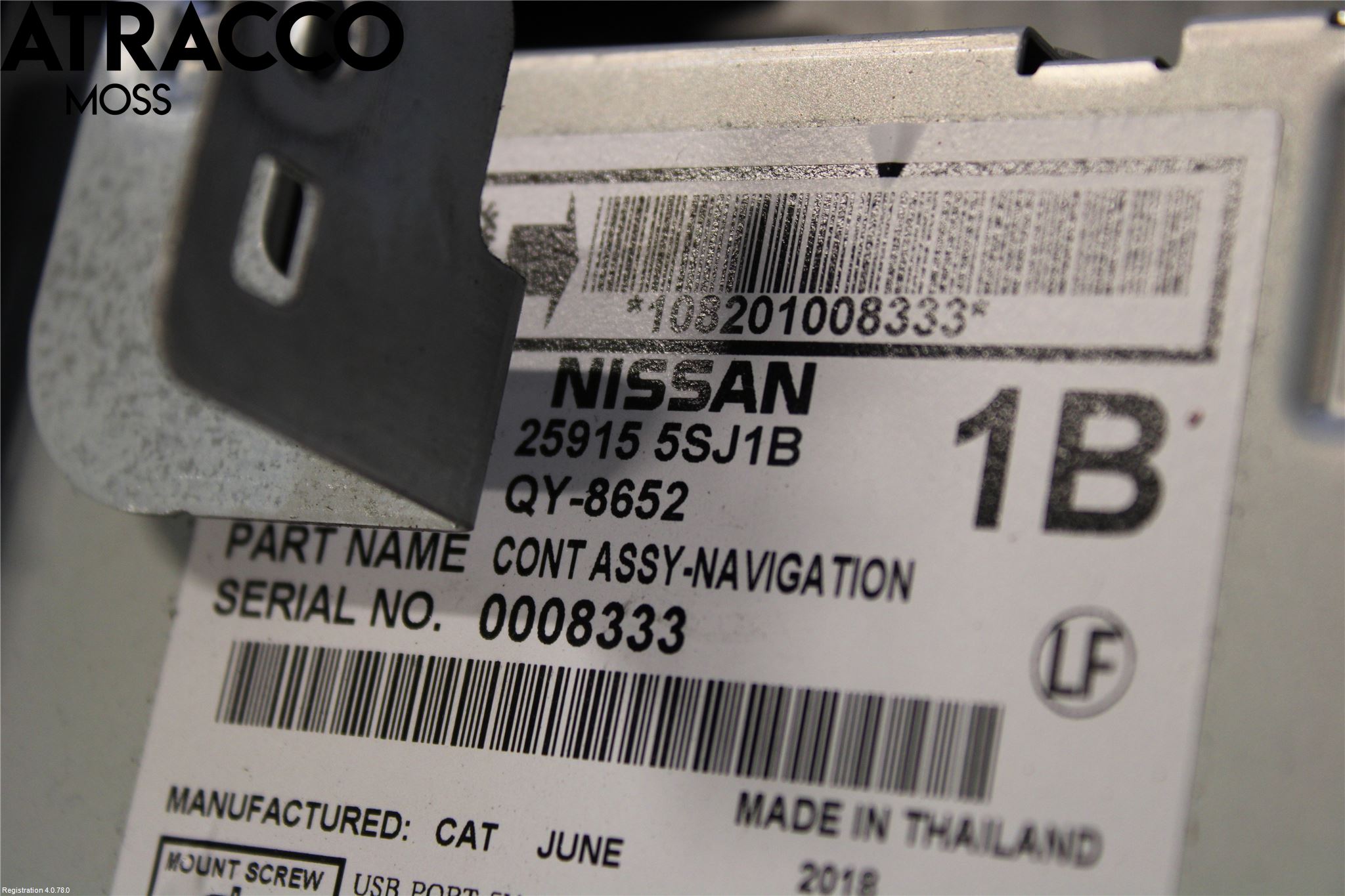 Nissan LEAF 18- Cd Radio - Multimediapanel