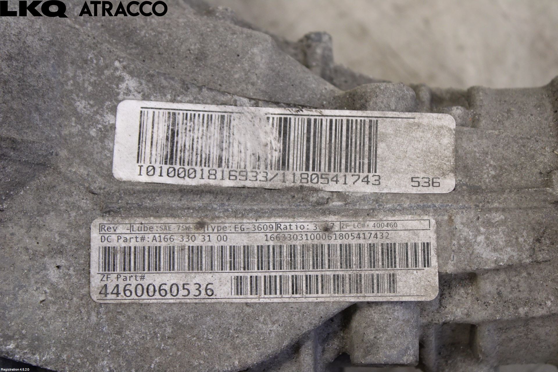 Mercedes-Benz MB ML/GLE-KLASS (W166) 12-18 Framvagn Diffrential