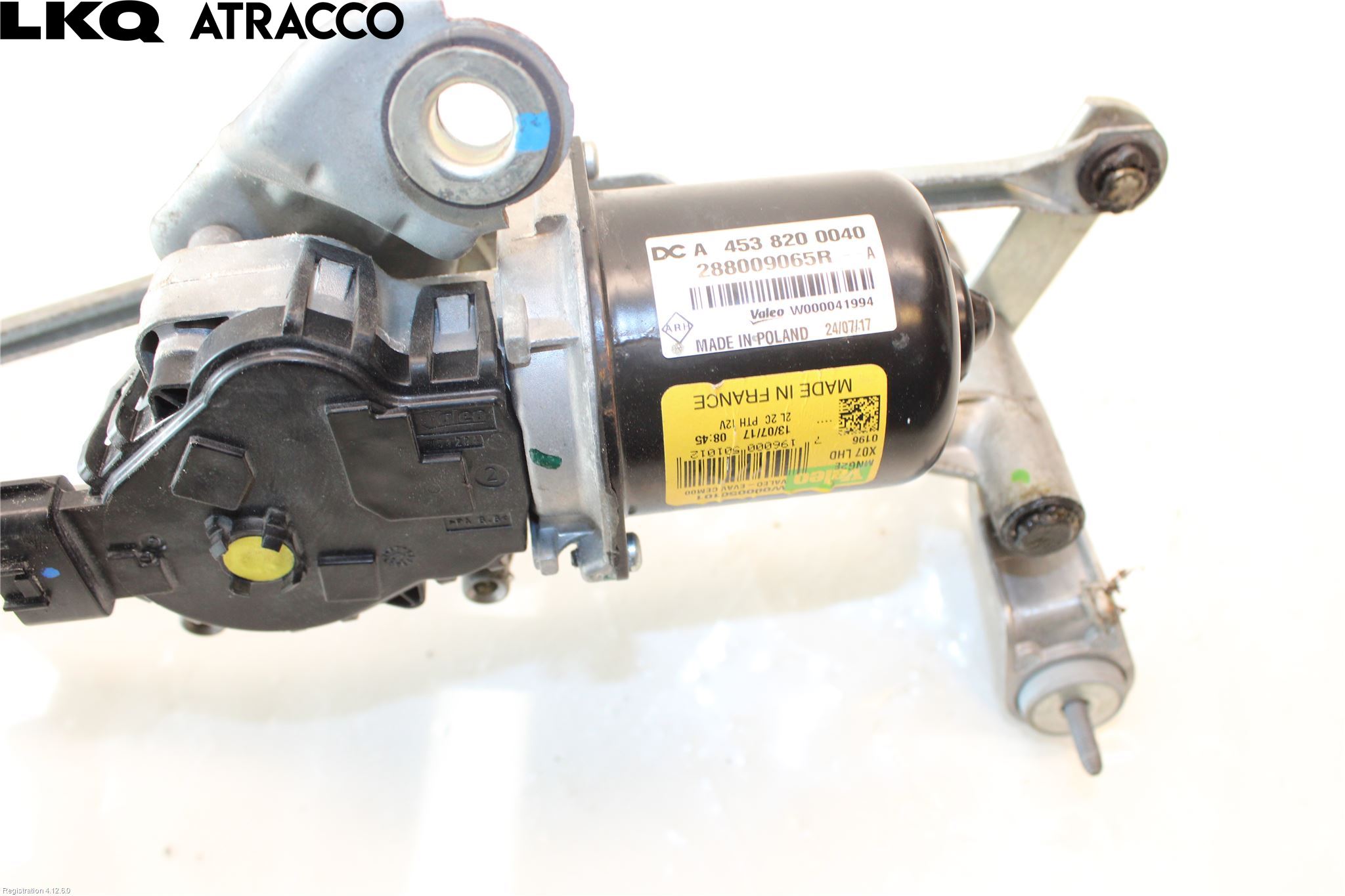 Smart FORFOUR 14-22 Torkarmotor Vindruta