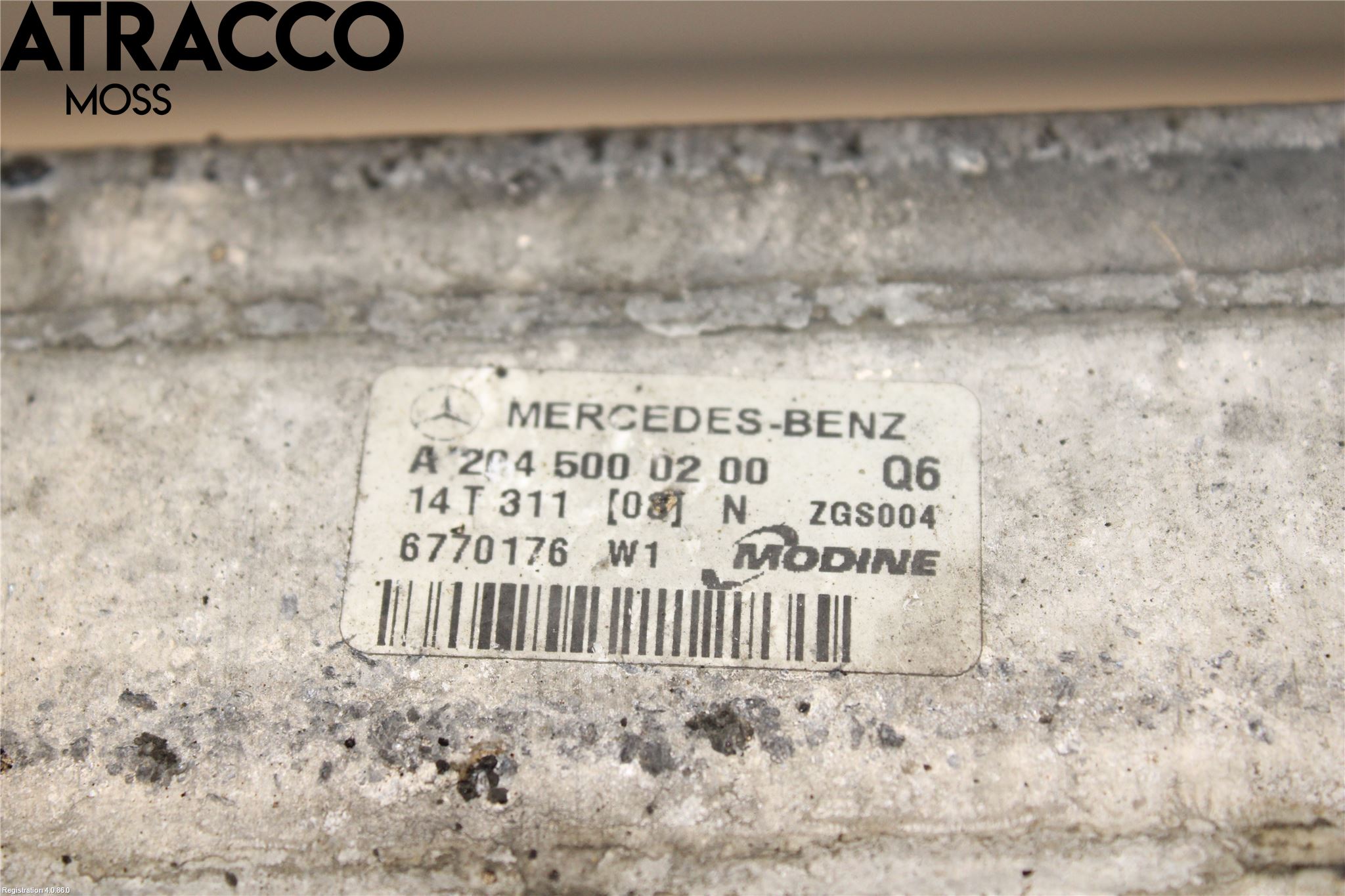 Mercedes-Benz MB E-KLASS (W212) 09-16 Laddluft-Intercooler Kyl