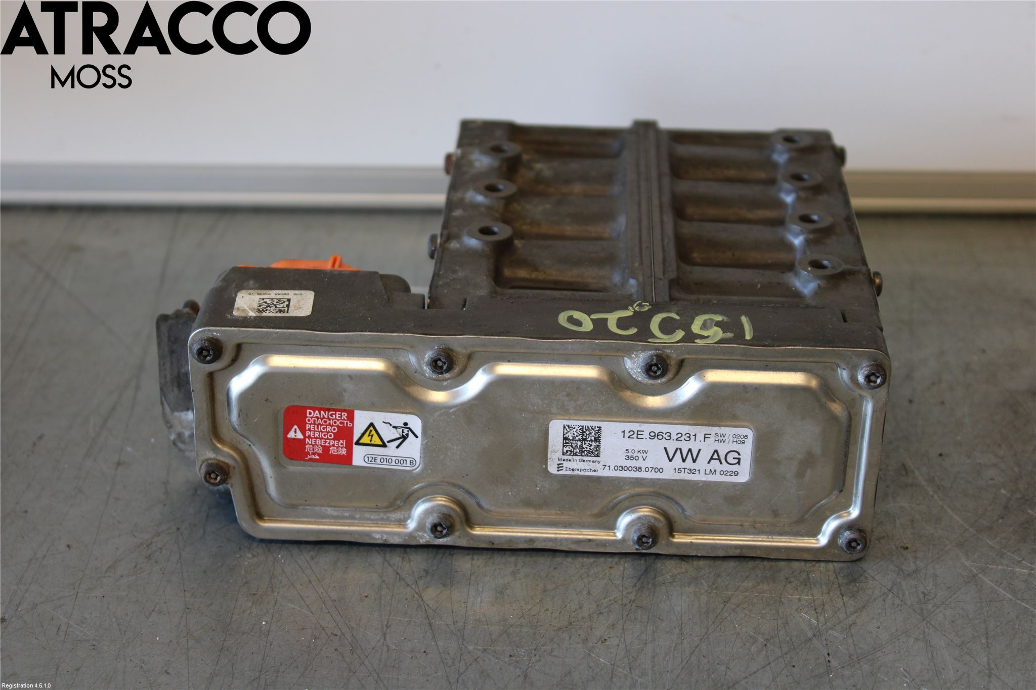 Volkswagen VW GOLF / E-GOLF VII 13-20 Motorvärmare El-Sats Komp