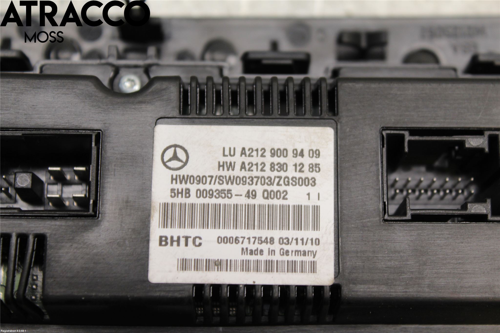 Mercedes-Benz MB E-KLASS (W212) 09-16 Ac Styrenhet Ac Manöveren