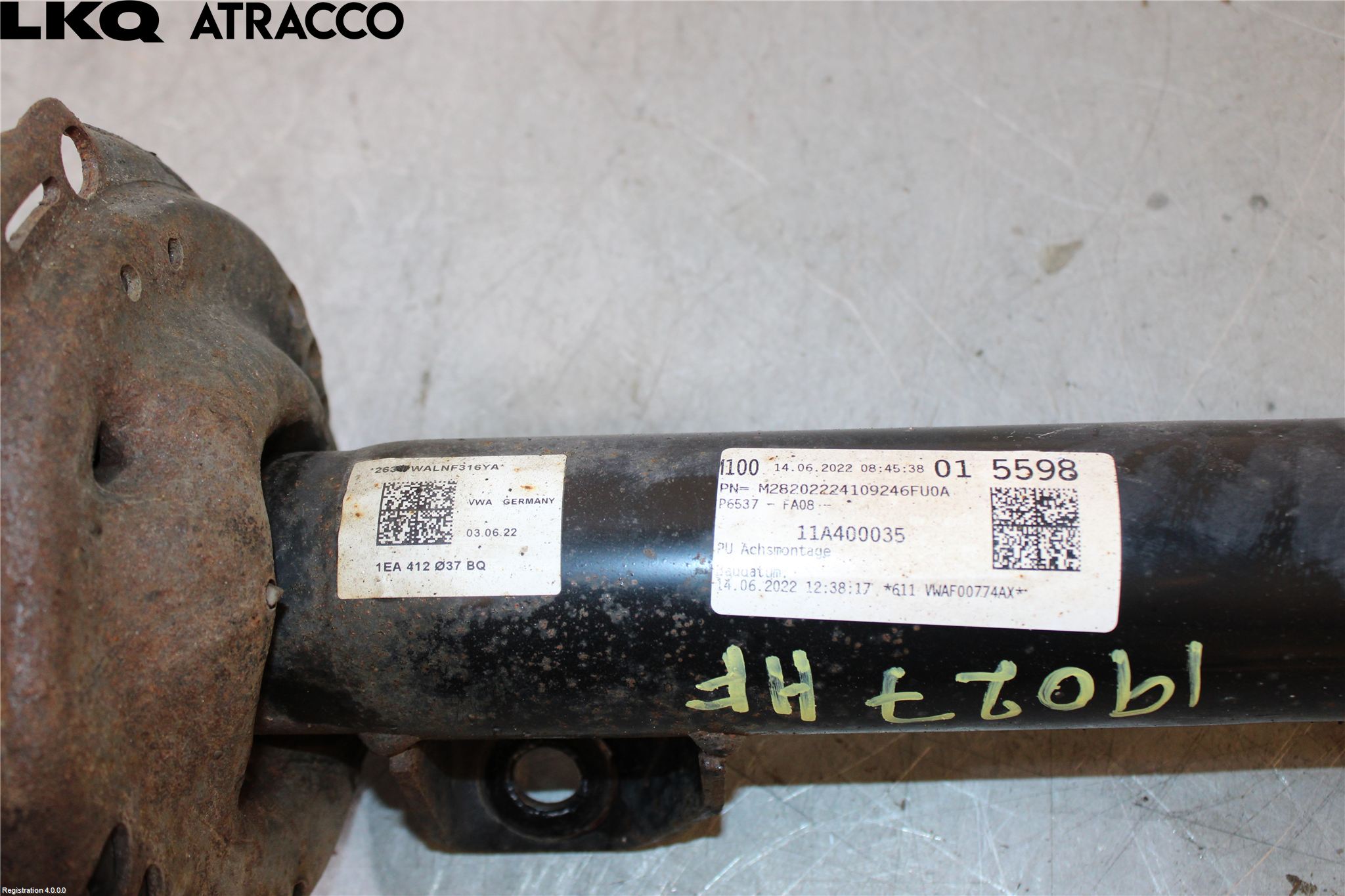Volkswagen VW ID.4 21- Fjäderben Fram Höger