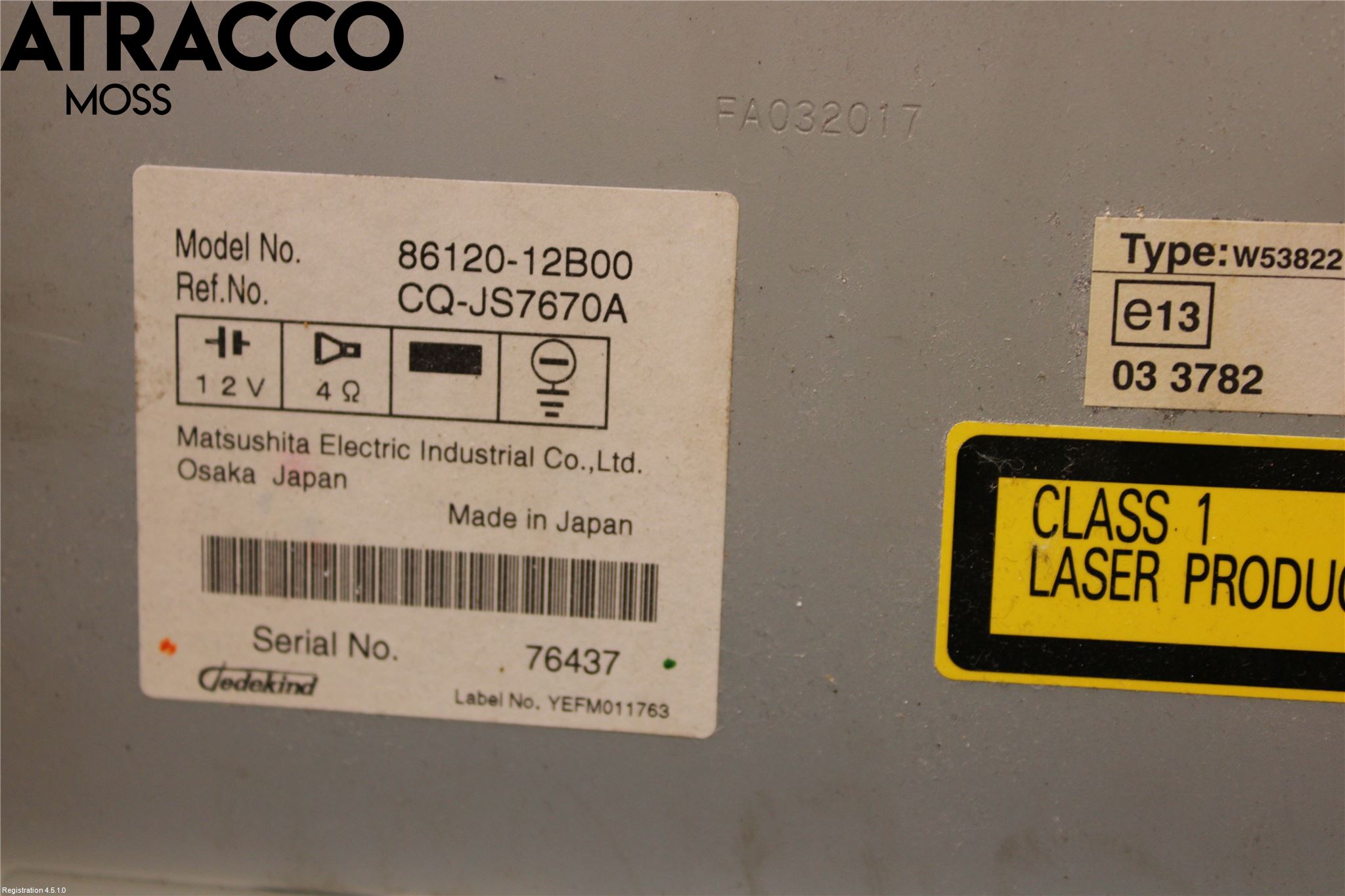 Toyota COROLLA 08-12 Cd Radio - Multimediapanel