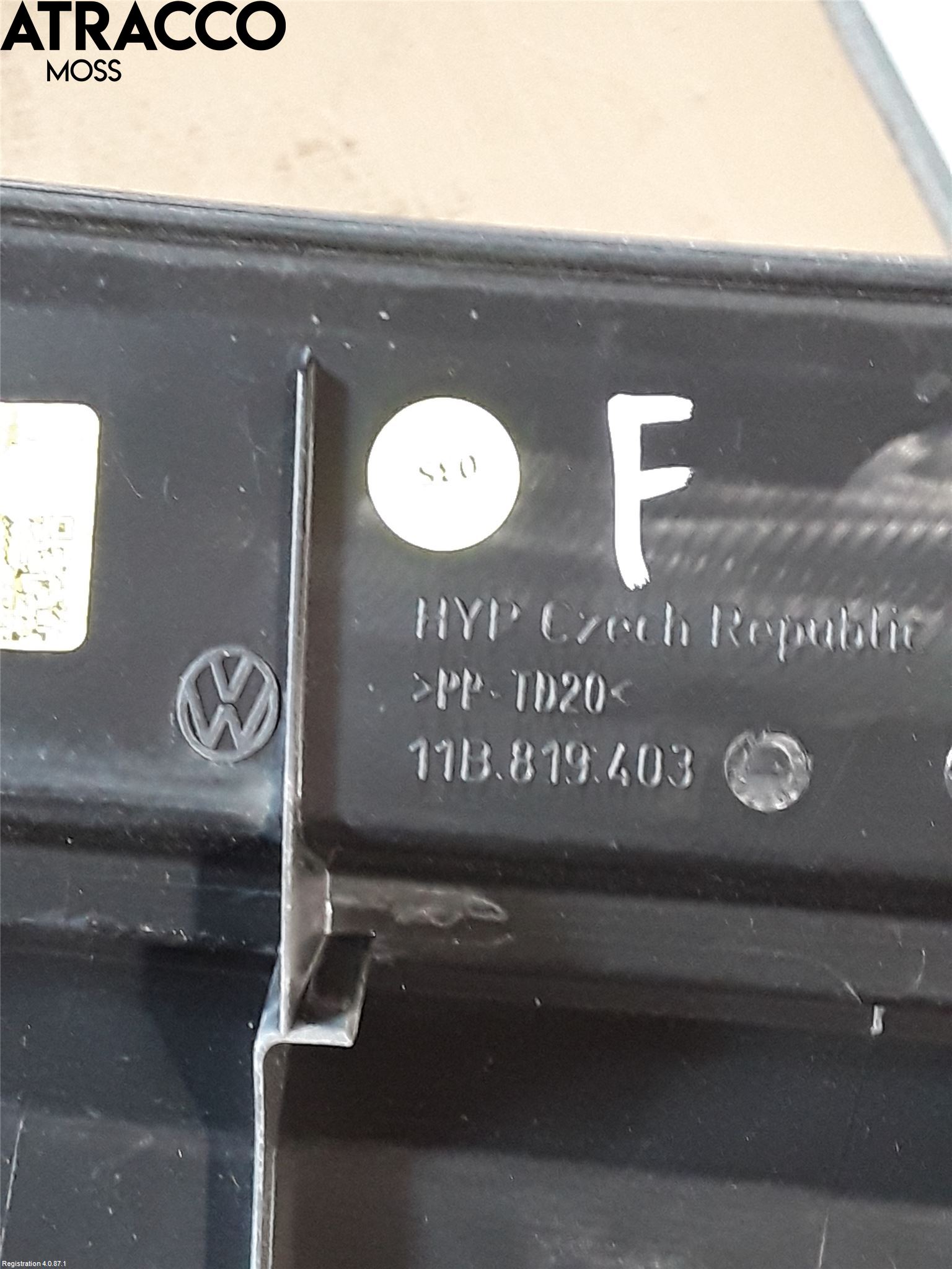 Volkswagen VW ID.4 21- Torpedplåt-Torpedplast