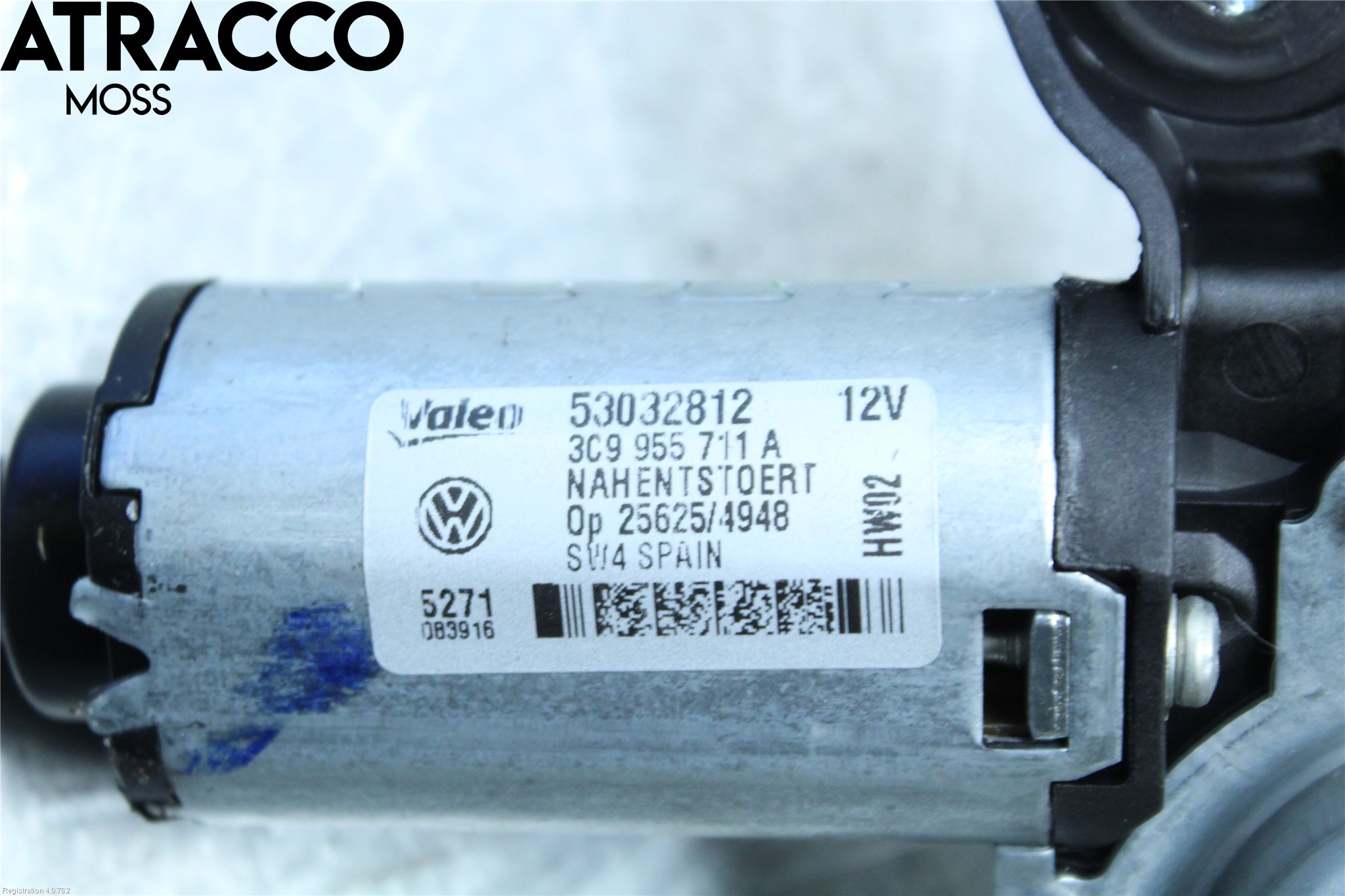 Volkswagen VW PASSAT 11-14 Torkarmotor Baklucka