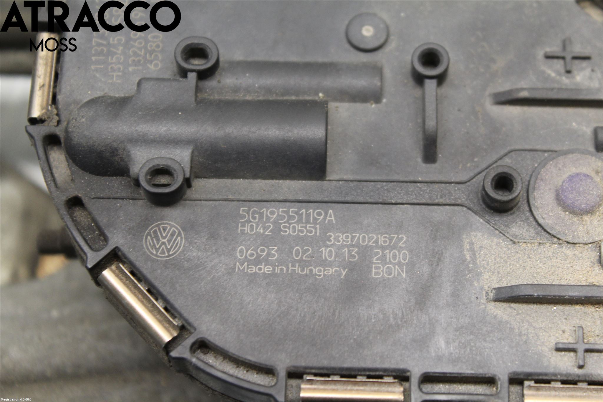 Volkswagen VW GOLF / E-GOLF VII 13-20 Torkarmotor Vindruta