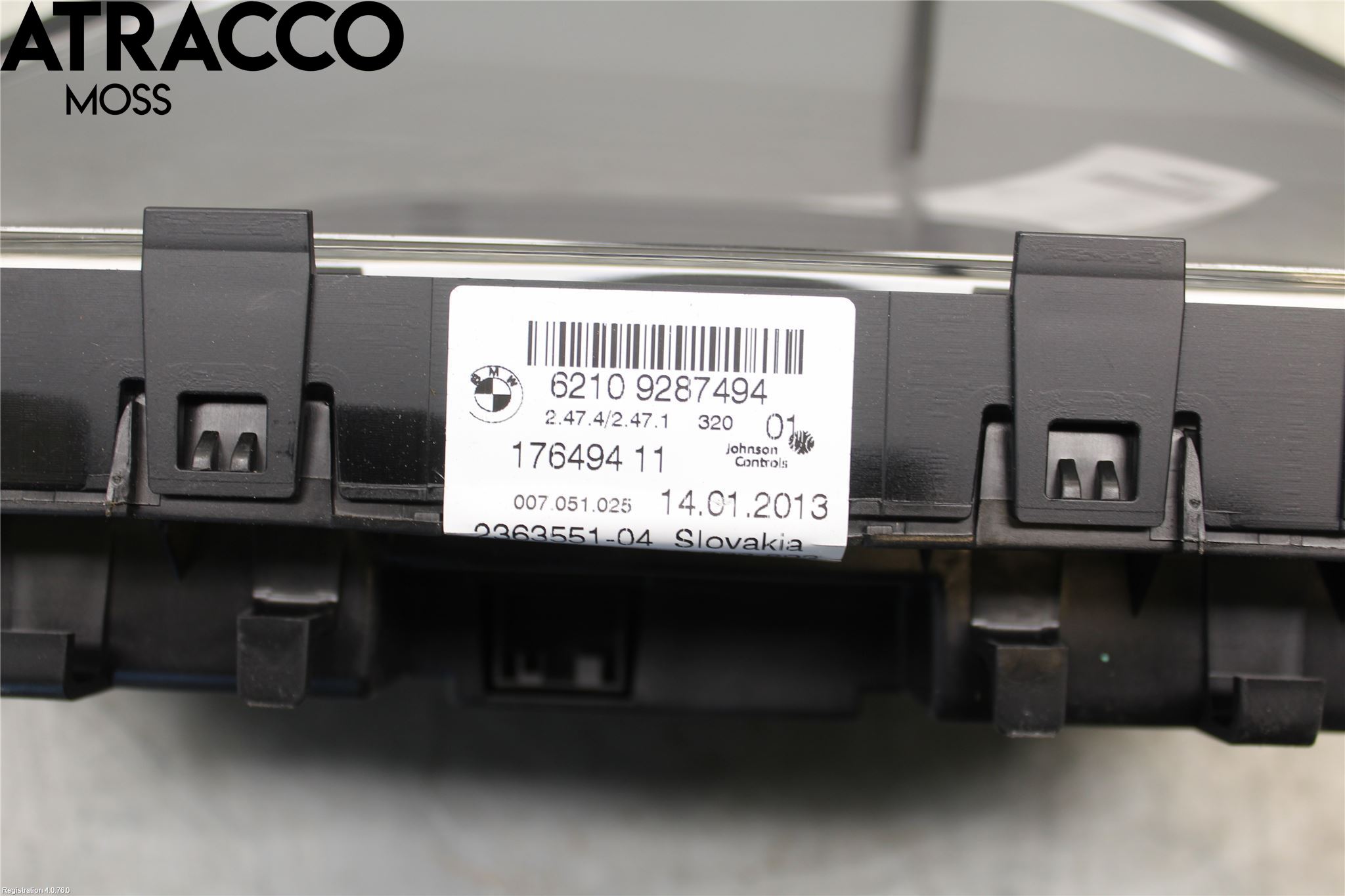 BMW 3 F30/F31/F80 12-19 Instrument Komb