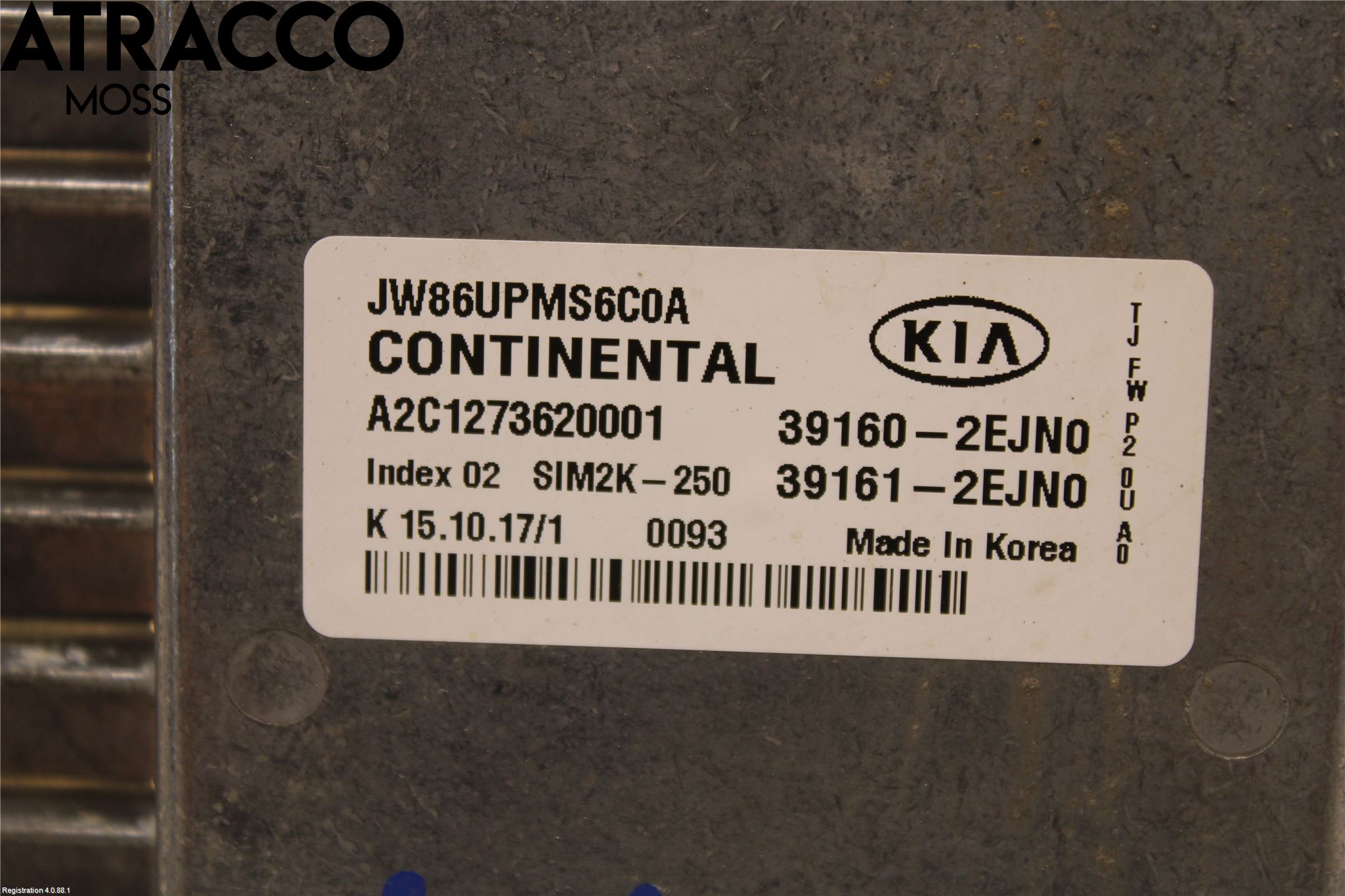 Kia OPTIMA 16-20 Styrenhet Insprut Bensin