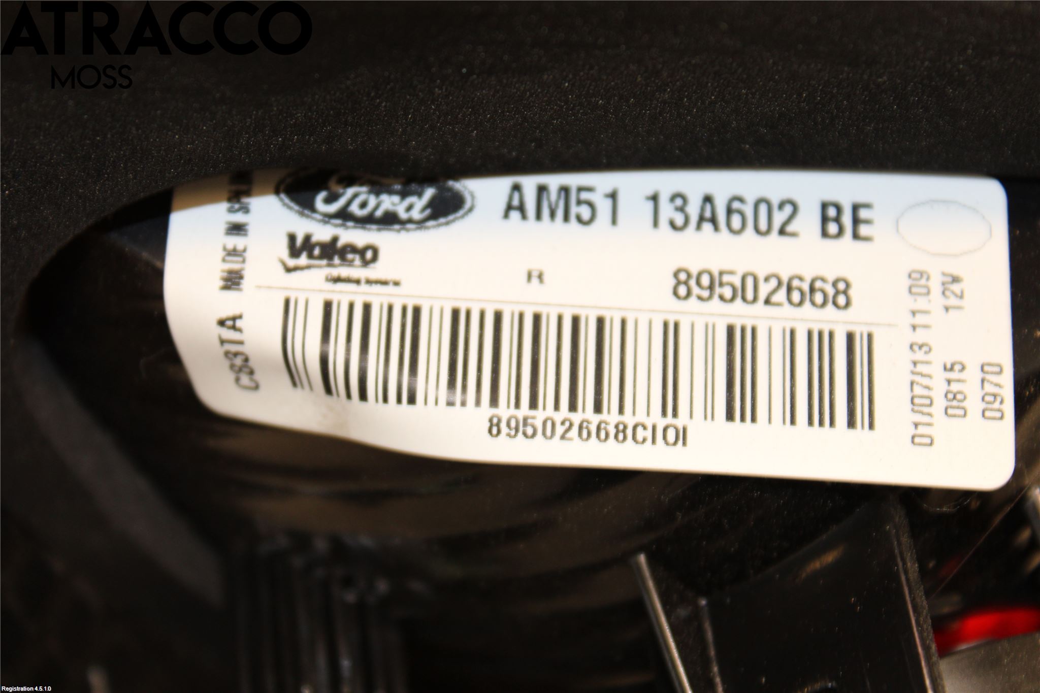 Ford GRAND C-MAX  11-14 Bakljus Lucka Hö