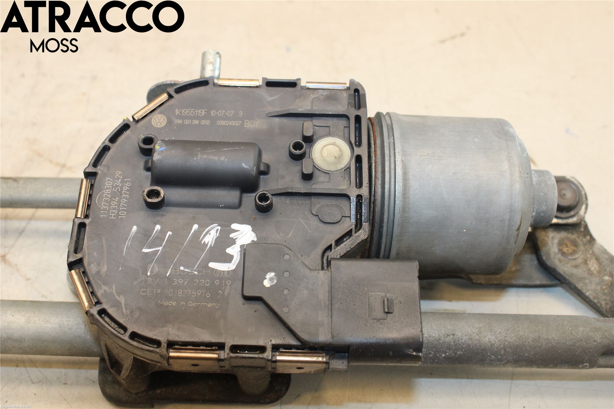 Citroen BERLINGO 08-18 Torkarmotor Vindruta