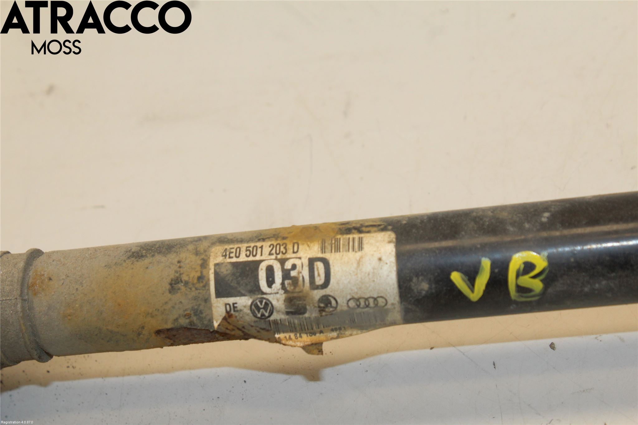 Audi A8/S8 4E  02-09 Drivaxel Bak Vänster
