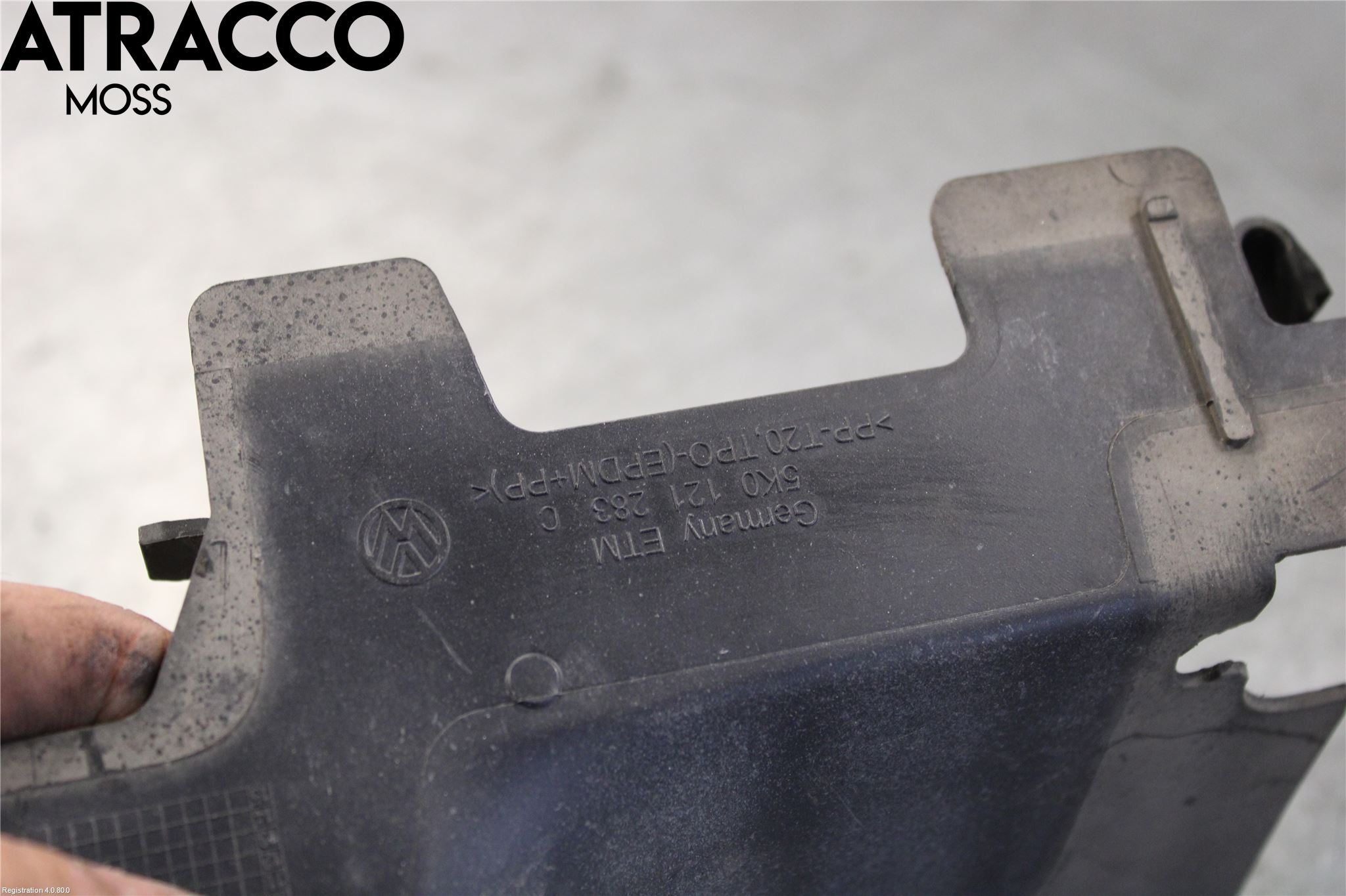 Volkswagen VW GOLF VI 09-13 Deflektor Plåt-Plast Kylning