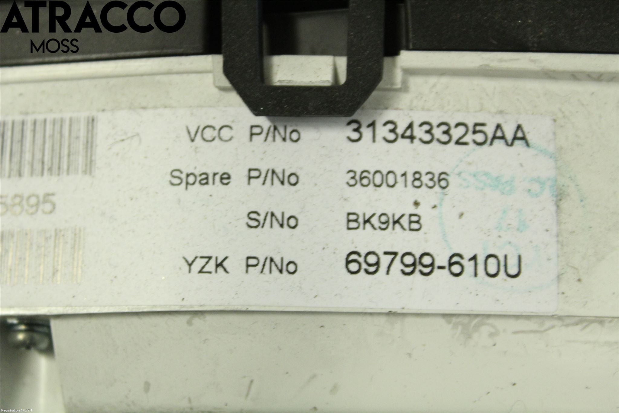 Volvo XC70 08-13 Instrument Komb