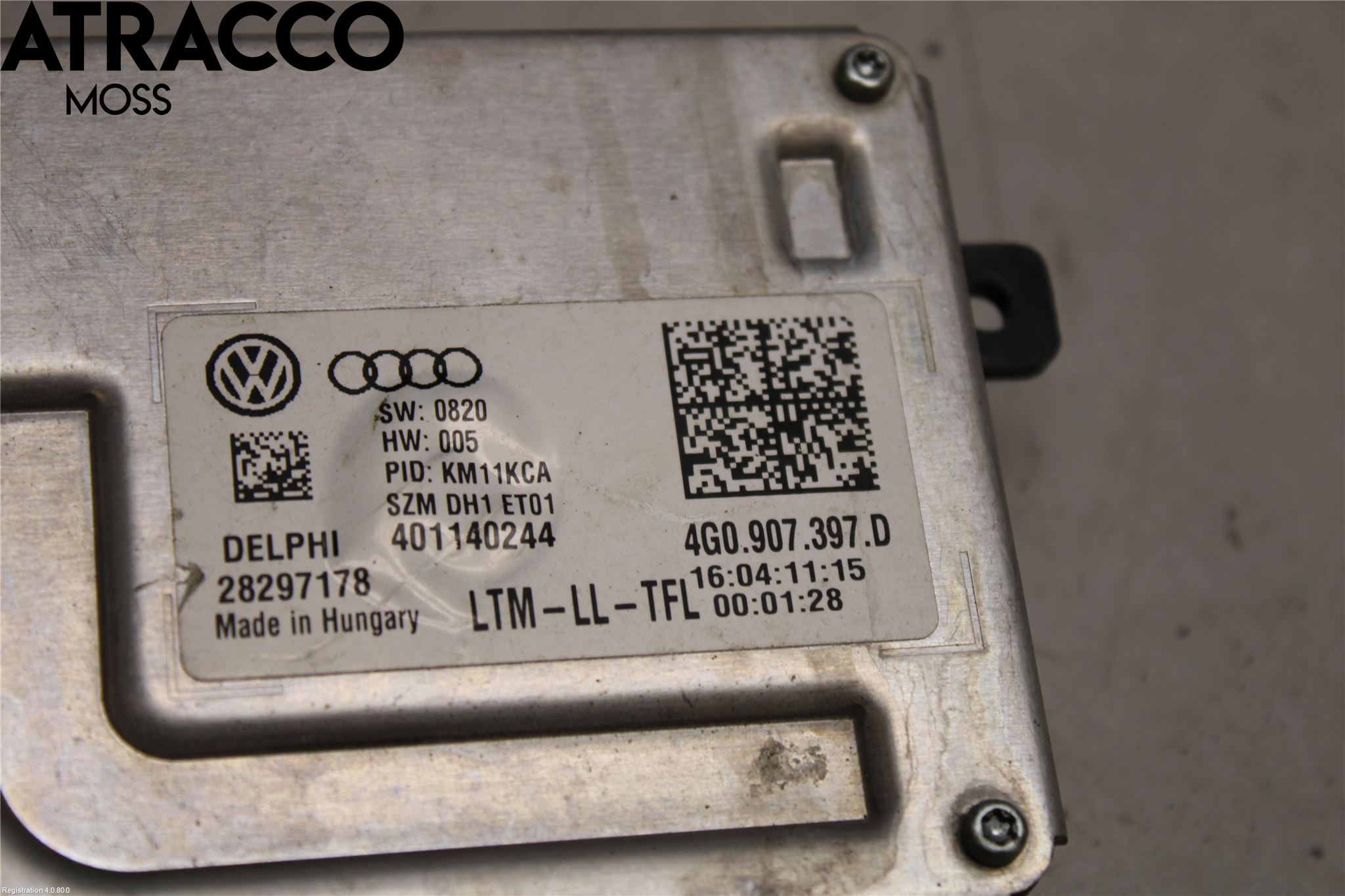 Audi A6/S6 4G 11-18 Styrenhet Strålkastare