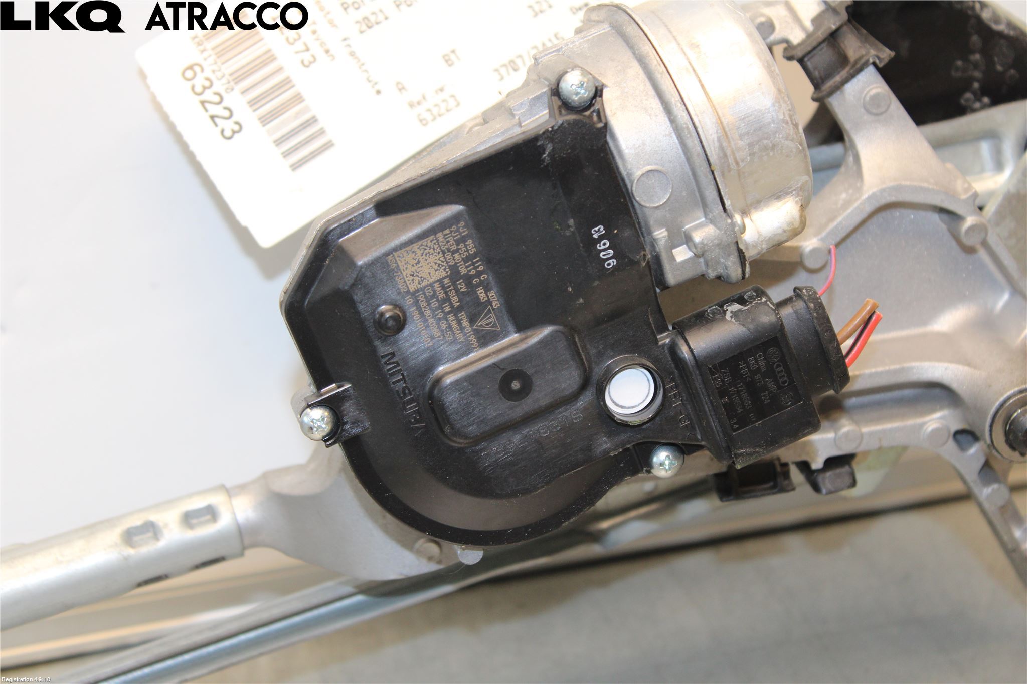 Porsche TAYCAN 20- Torkarmotor Vindruta