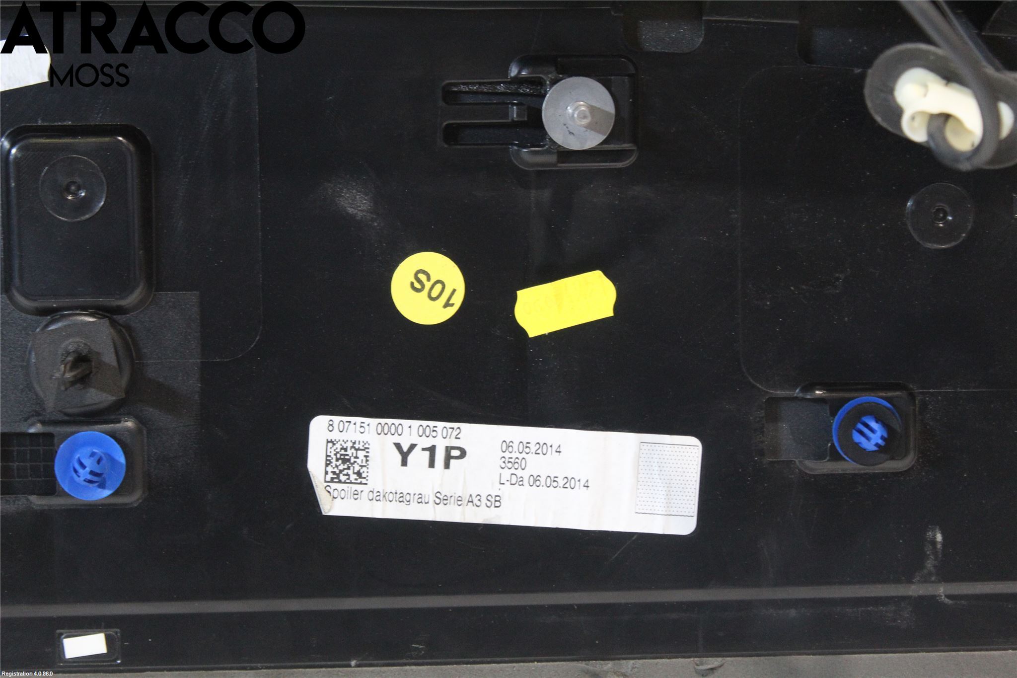 Audi A3/S3 8V 13-20 Spoiler Baklucka