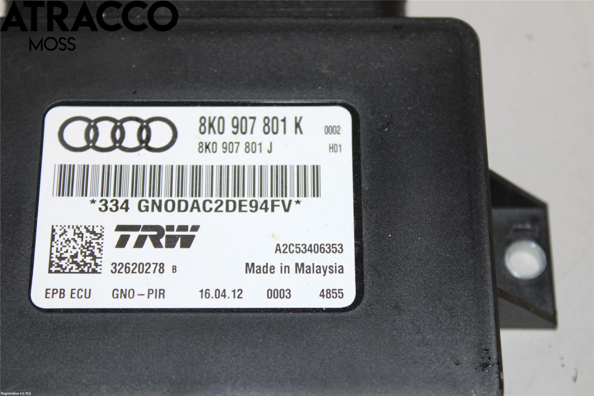 Audi A4/S4 08-11 Styrenhet Parkbroms Epb