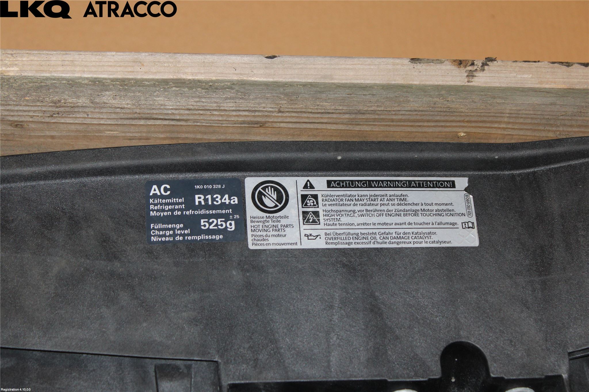 Volkswagen VW GOLF VI 09-13 Frontplåt