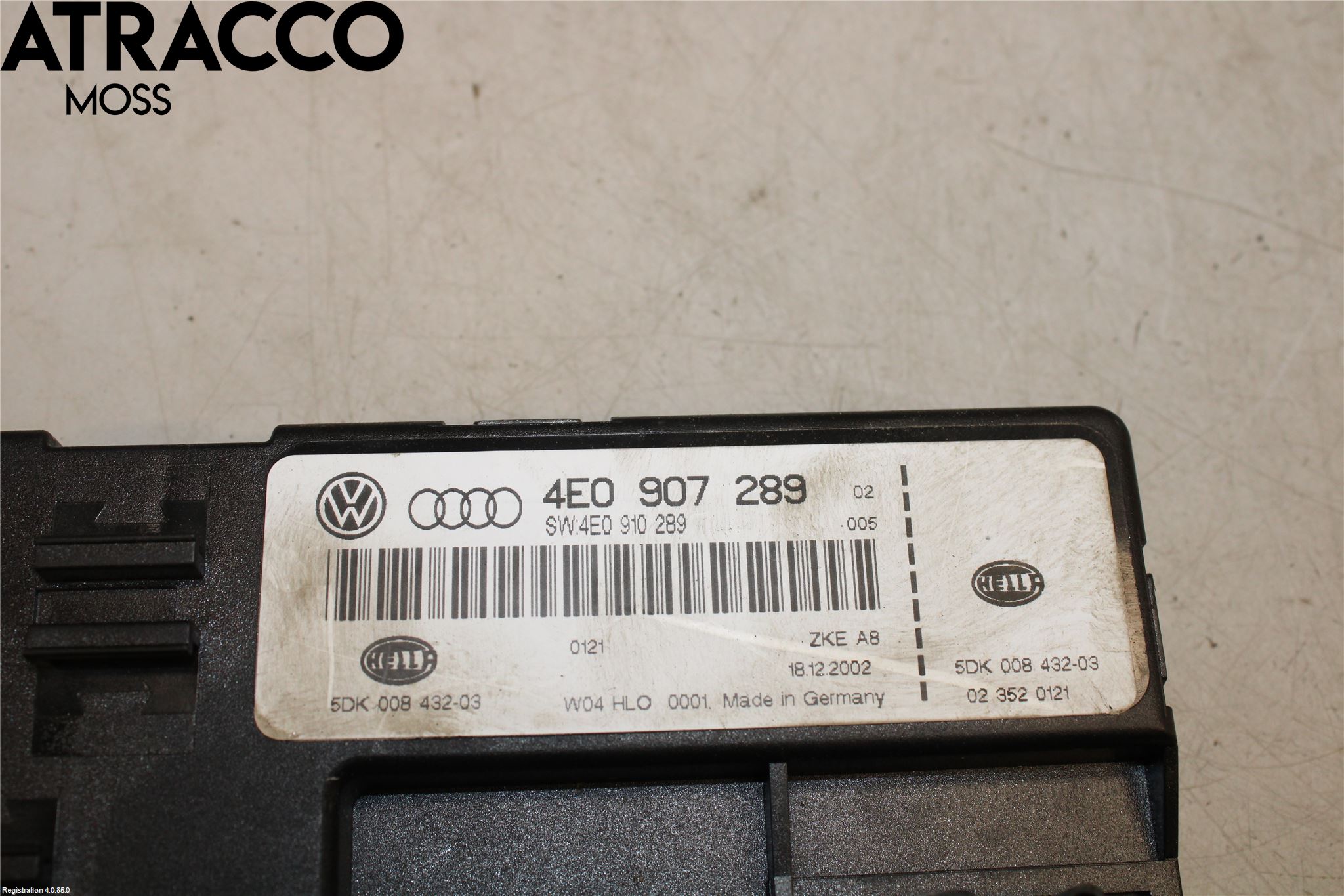 Audi A8/S8 4D 94-02 Komfort Styrdon