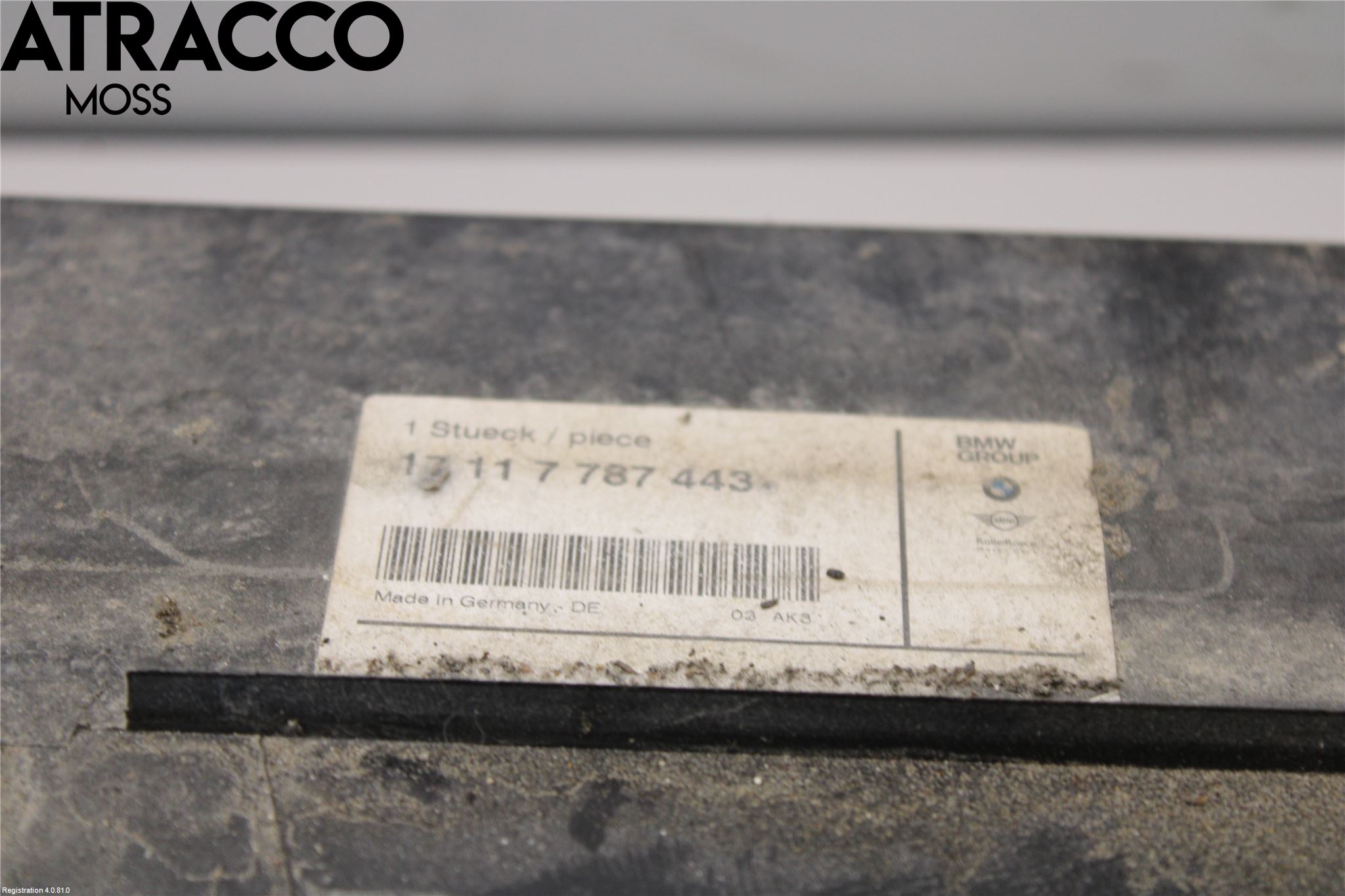 BMW 5 E60/61 Sed/Tou 02-10 Kylarfäste-Ram-Balk