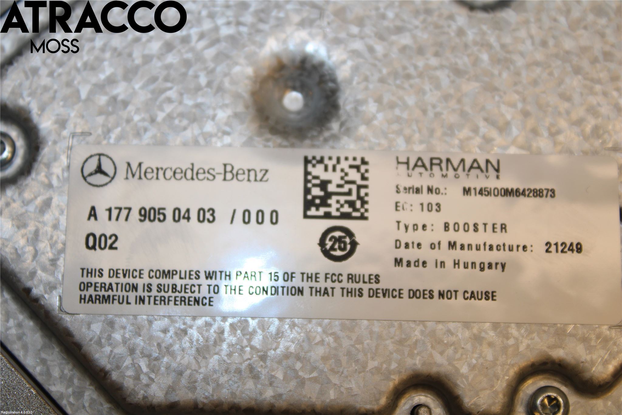 Mercedes-Benz MB EQB (X243) 22- Radio-Stereo Förstärkare