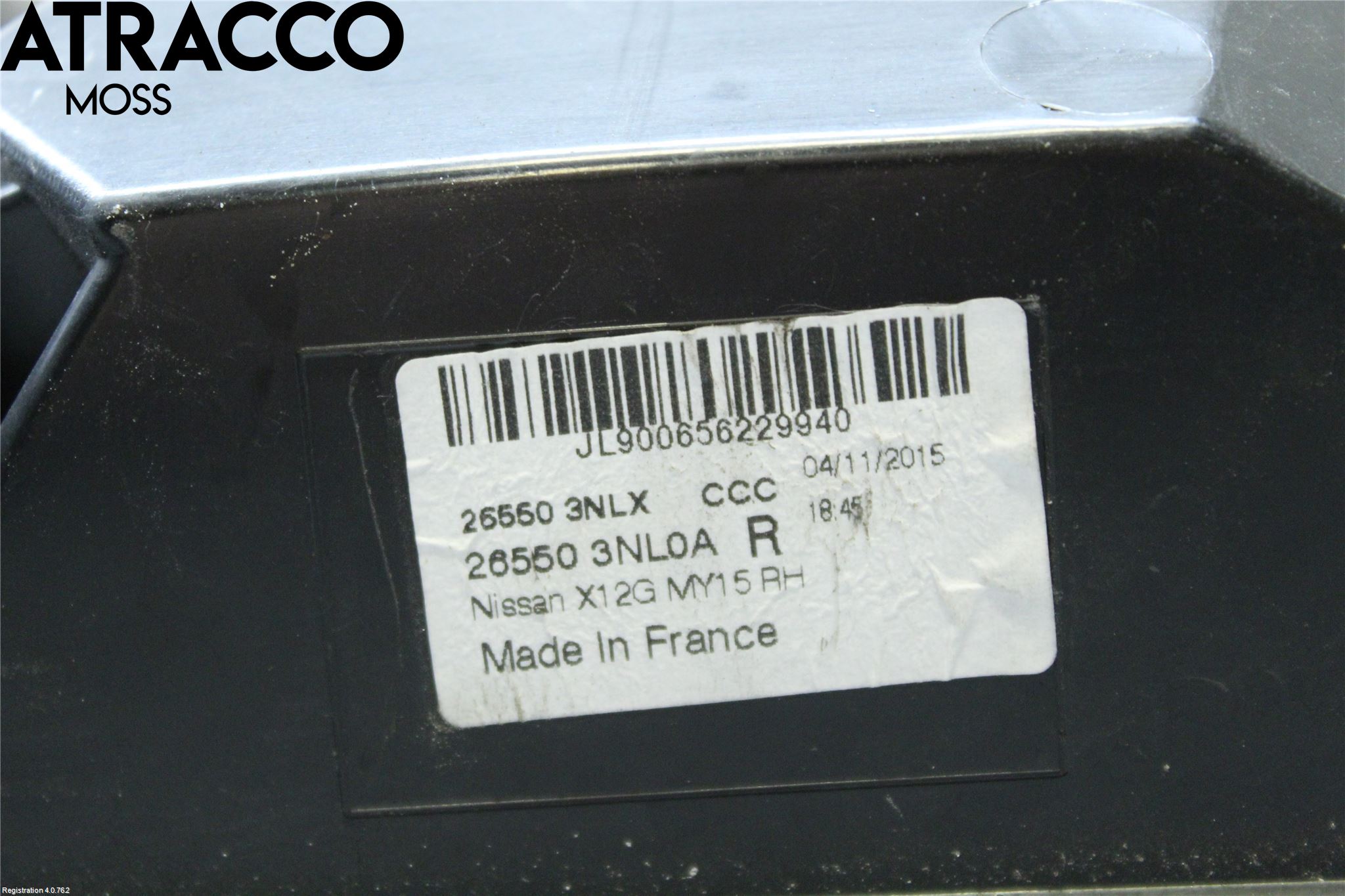 Nissan LEAF 11-17 Bakljus Höger