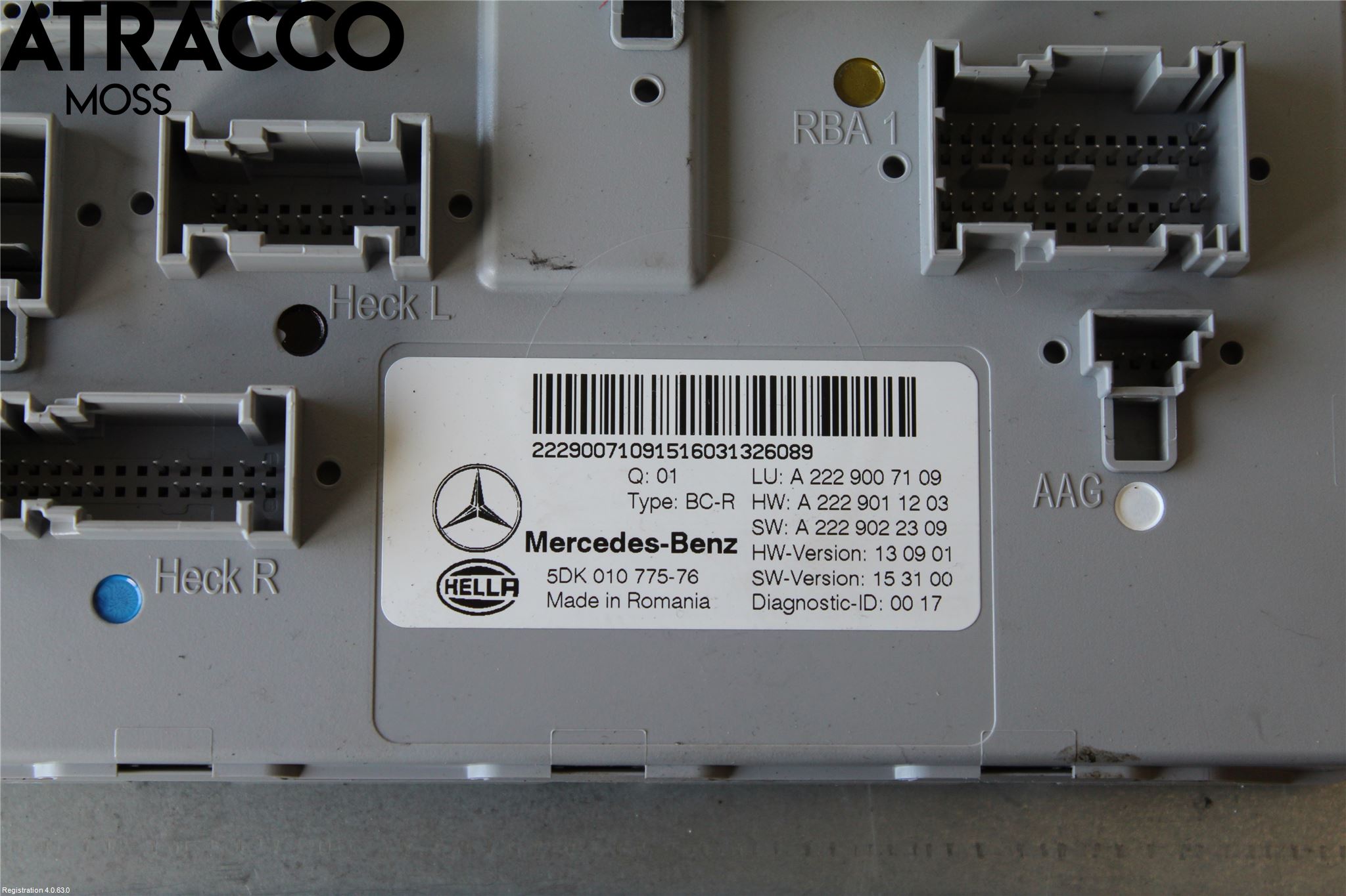 Mercedes-Benz MB C-KLASS (W205) 14-21 Styrenhet Övrigt