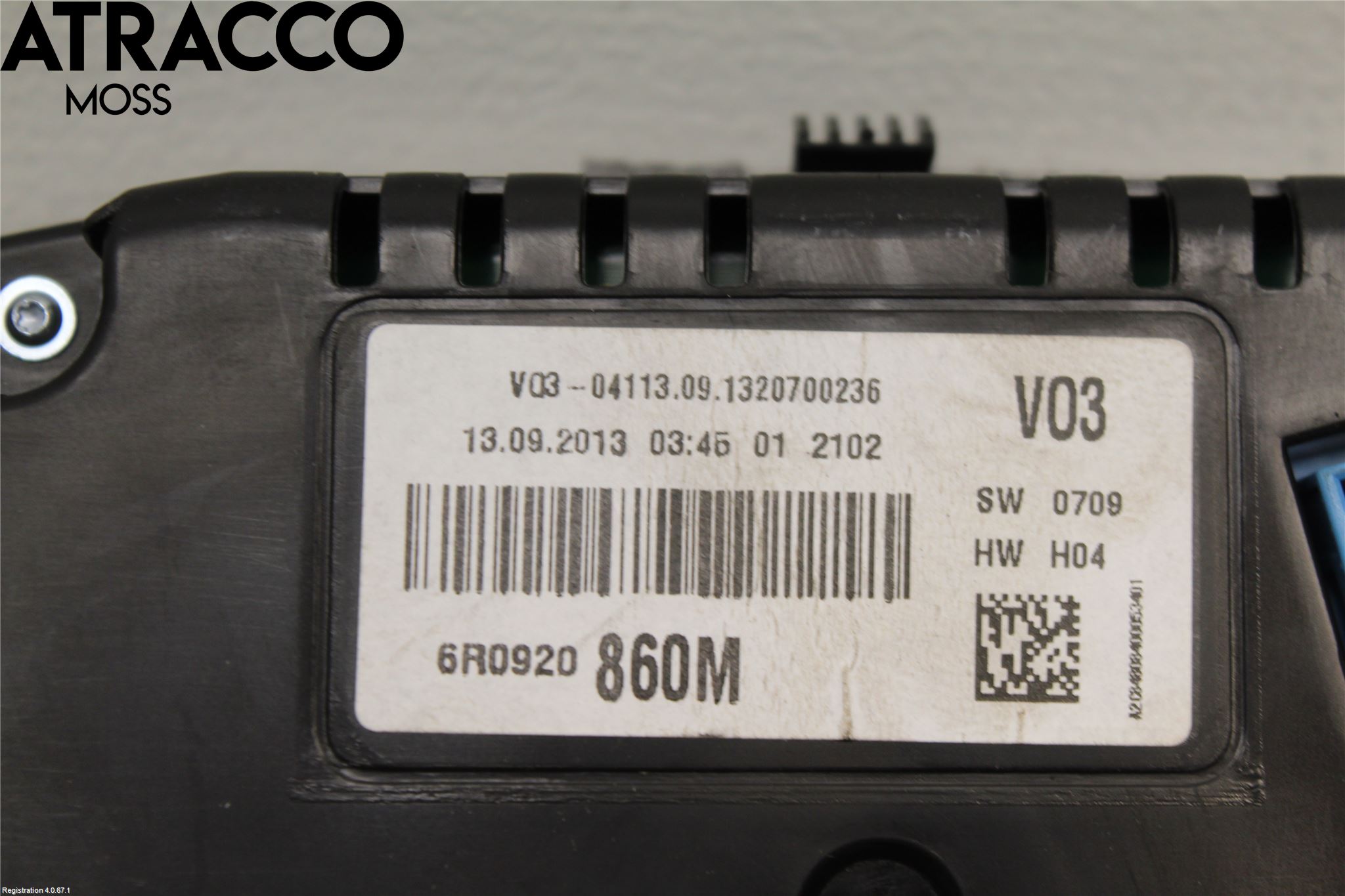 Volkswagen VW POLO 10-17 Instrument Komb