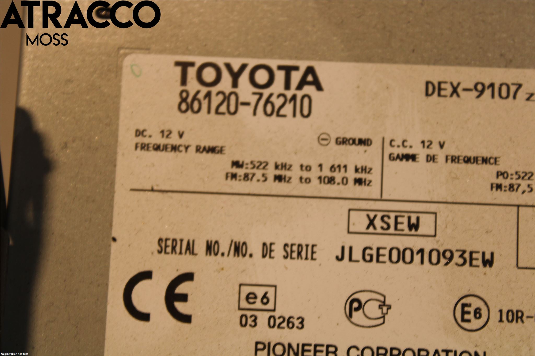 Lexus CT 200h Cd Radio - Multimediapanel