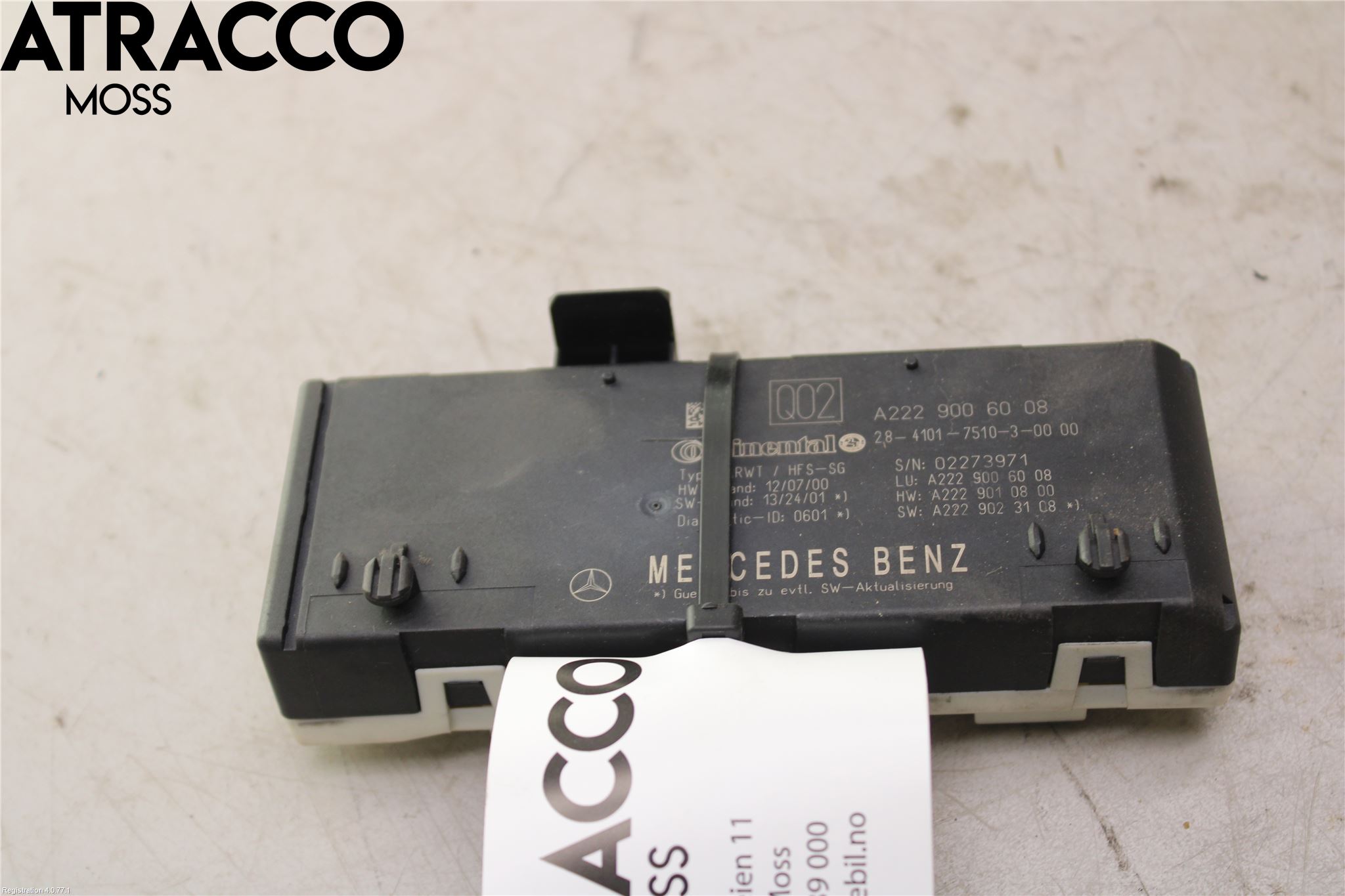 Mercedes-Benz MB C-KLASS (W205) 14-21 Styrenhet Övrigt