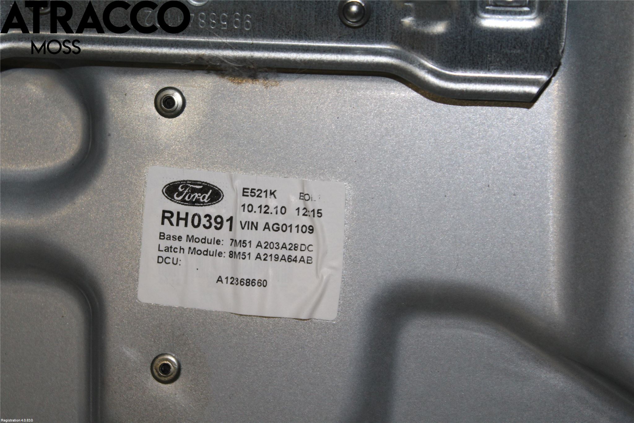 Ford FOCUS 08-11 Fönsterhissmekanism