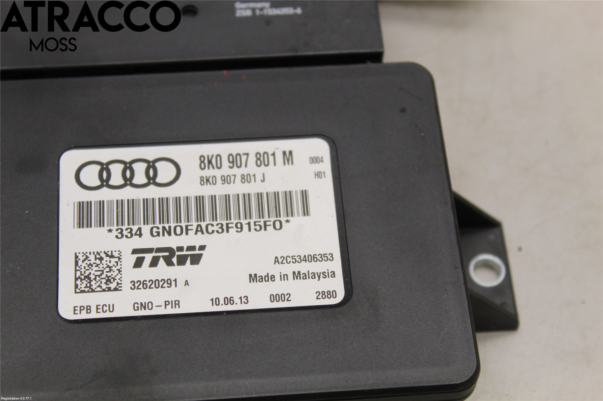 Audi A4 12-15 Styrenhet Parkbroms Epb