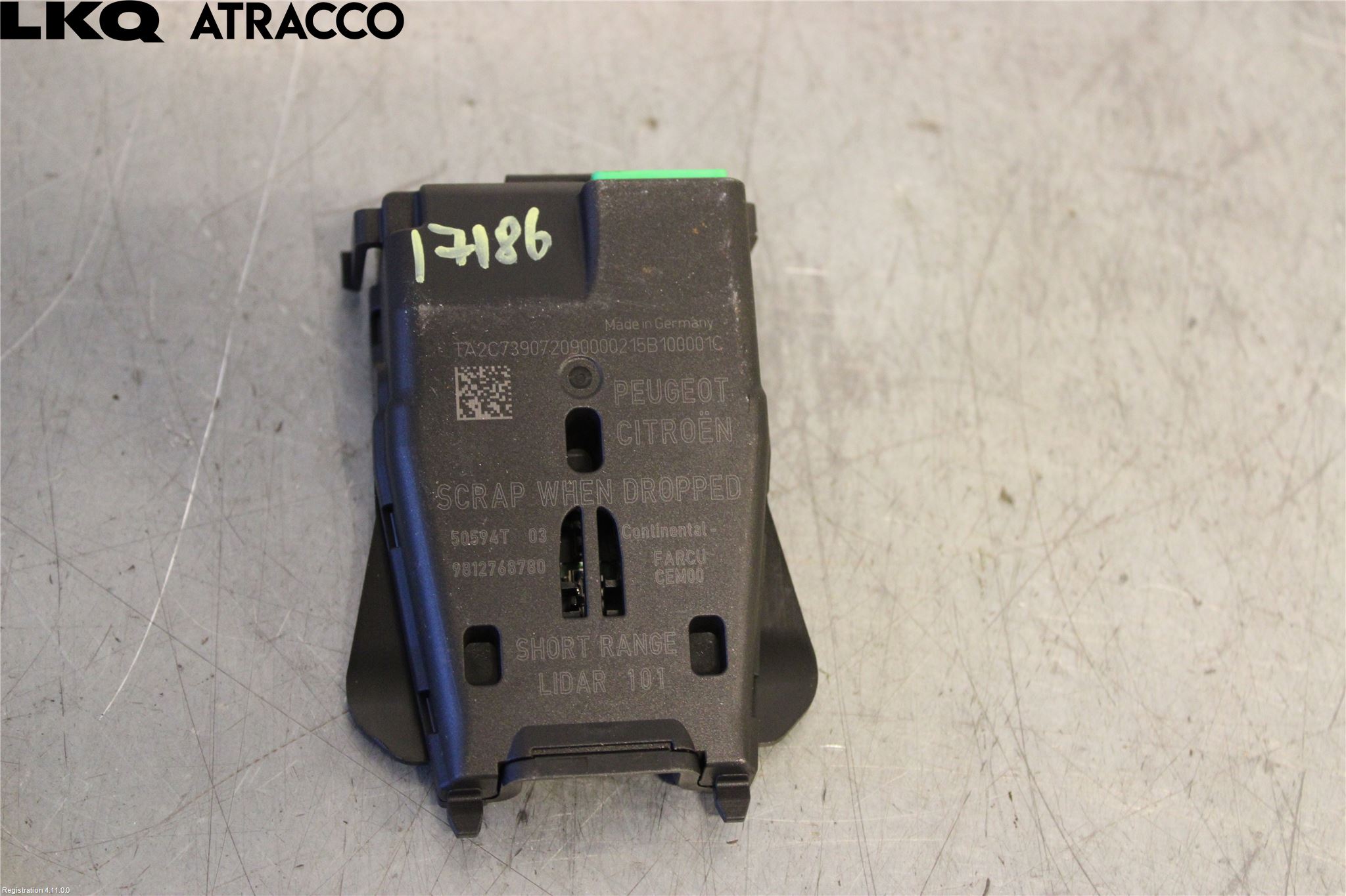 Peugeot 208 12-15 Sensor Aktivt Kollisionsskydd